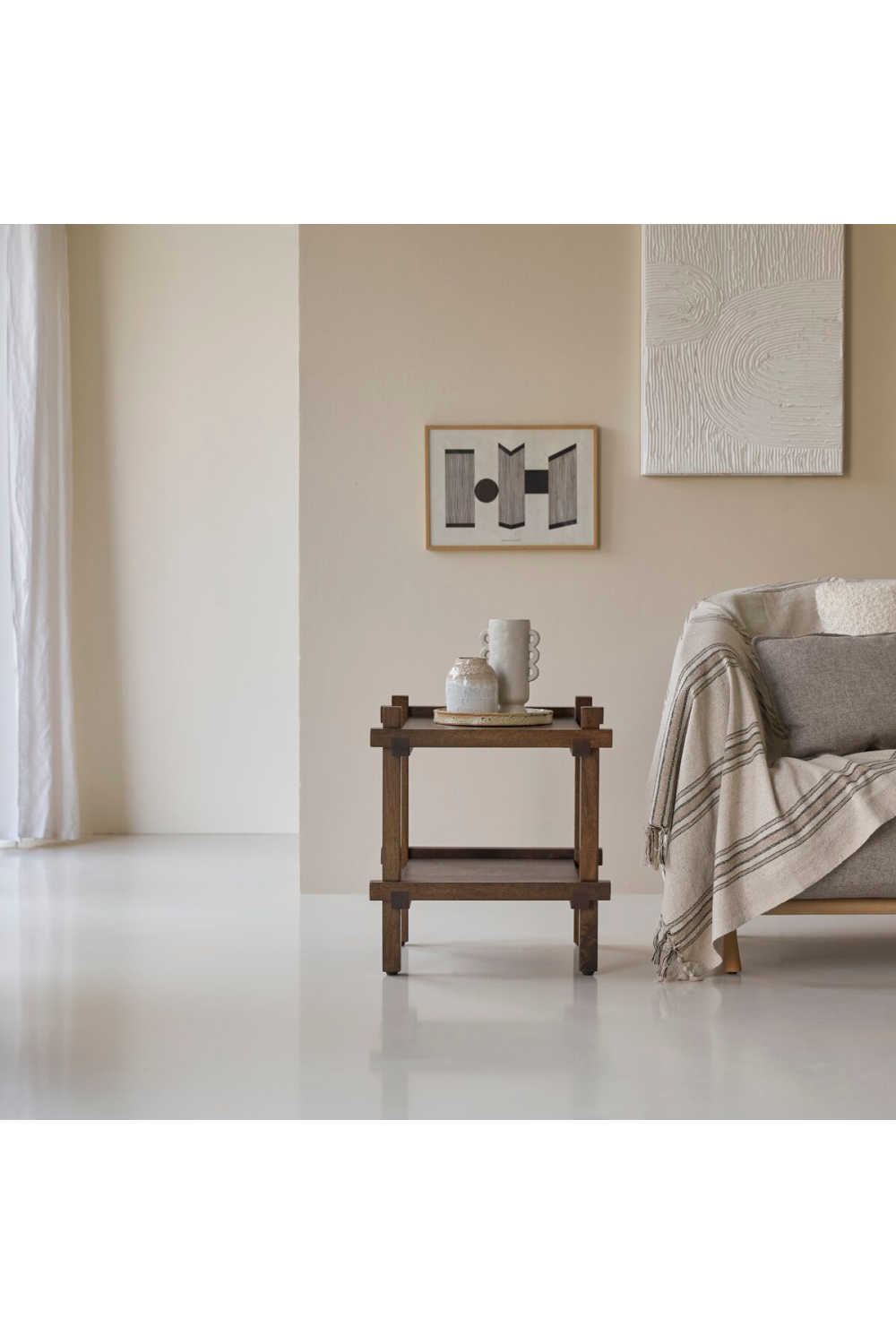 Solid Mango Side Table | Tikamoon Arko、mySite、neckold