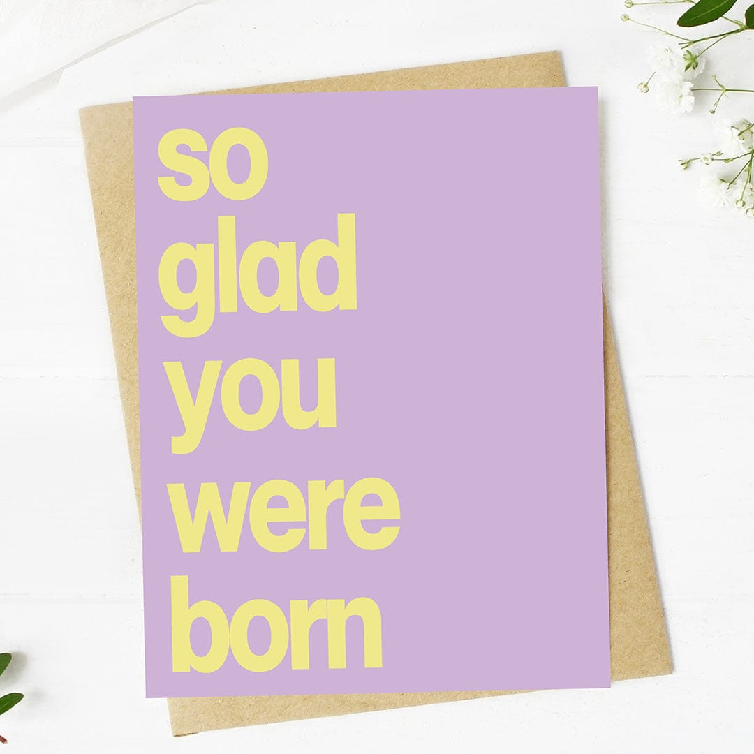  So Glad You Were Born Wholesome Birthday Card、mySite、elrpsem3k
