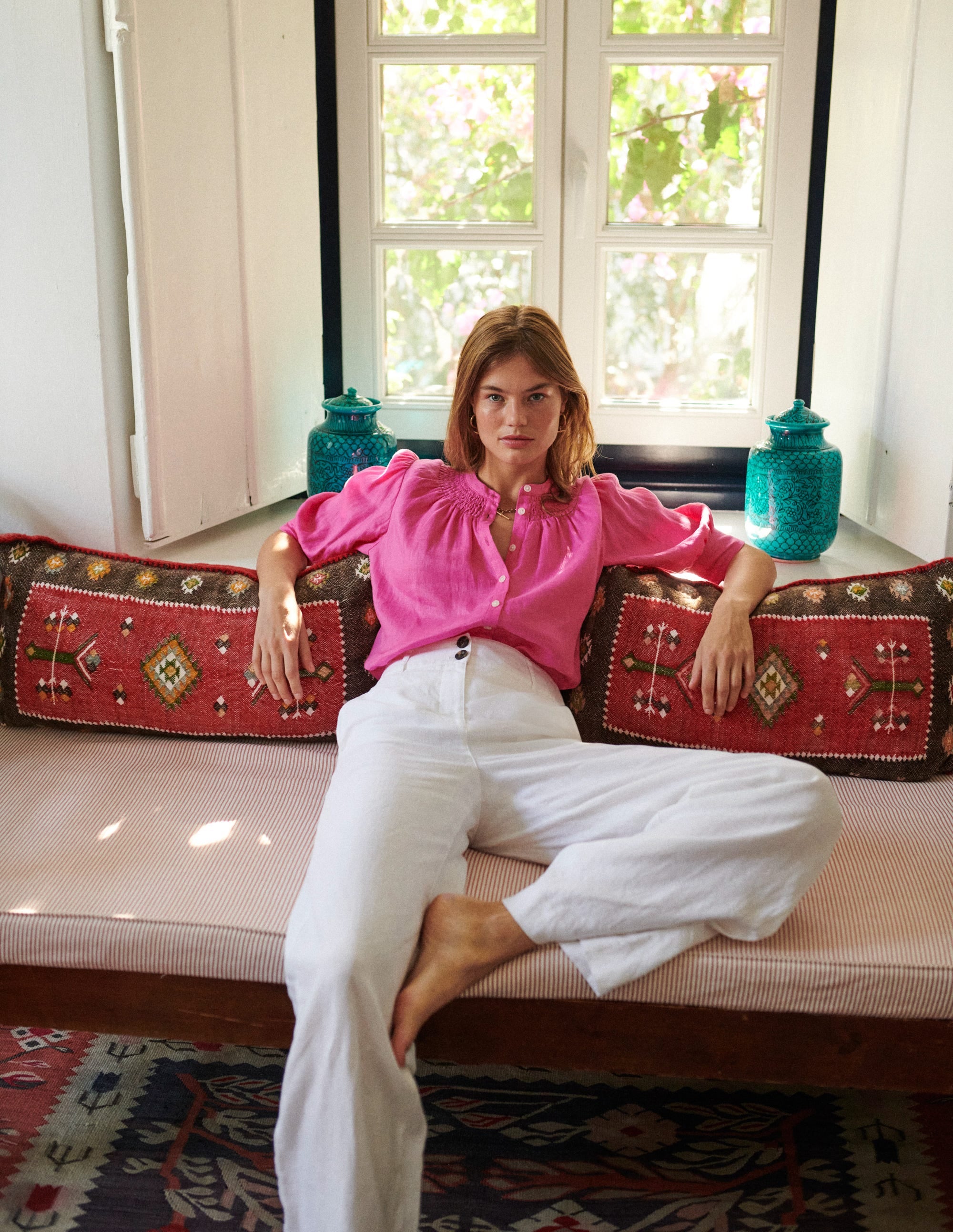  Ada Linen Top-Pop Pansy、mySite、ashleygrahame