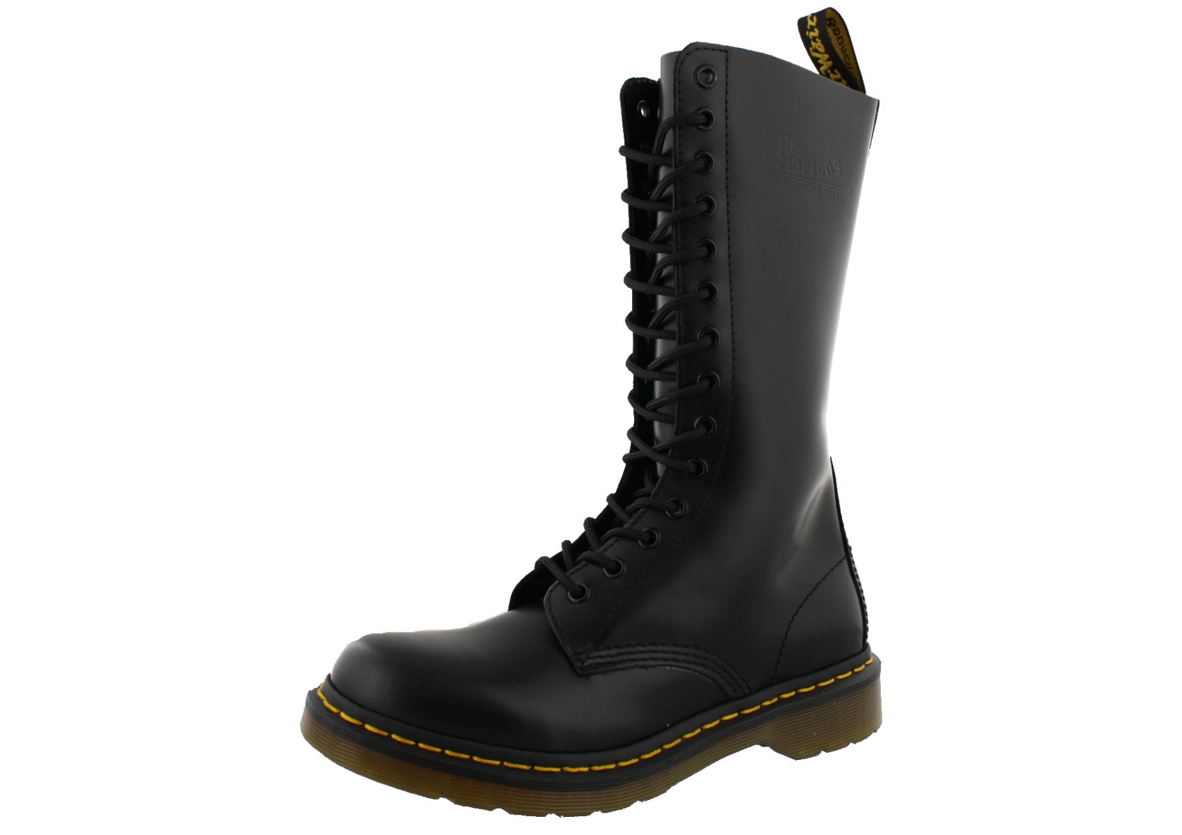 Dr. Martens Women's 1914 Smooth Leather AirWair Air Cushion Sole Durable 14 Eye Tall Boots、mySite、dreamappss
