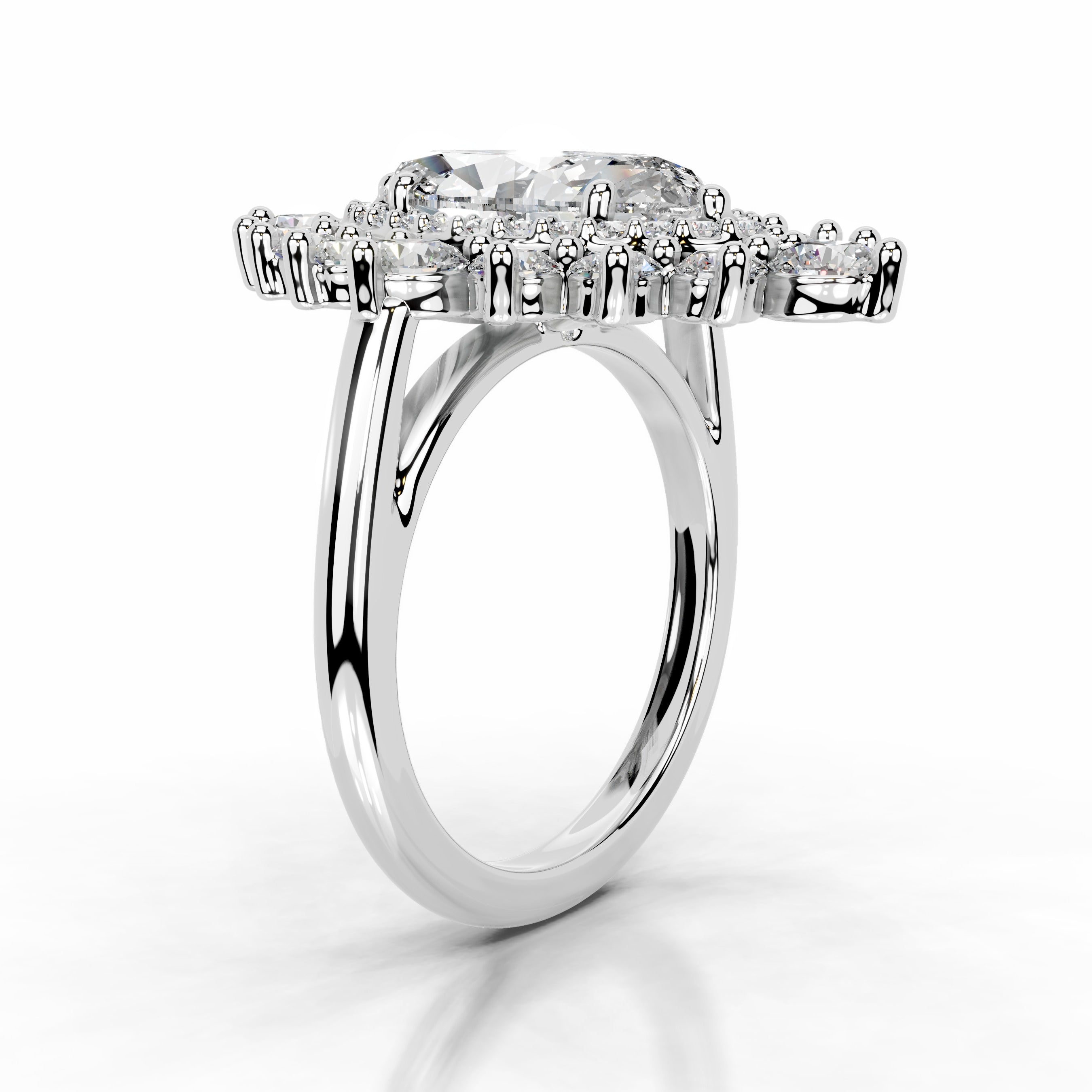 Bruna Diamond Engagement Ring - 14 White Gold、mySite、hinf8tx79