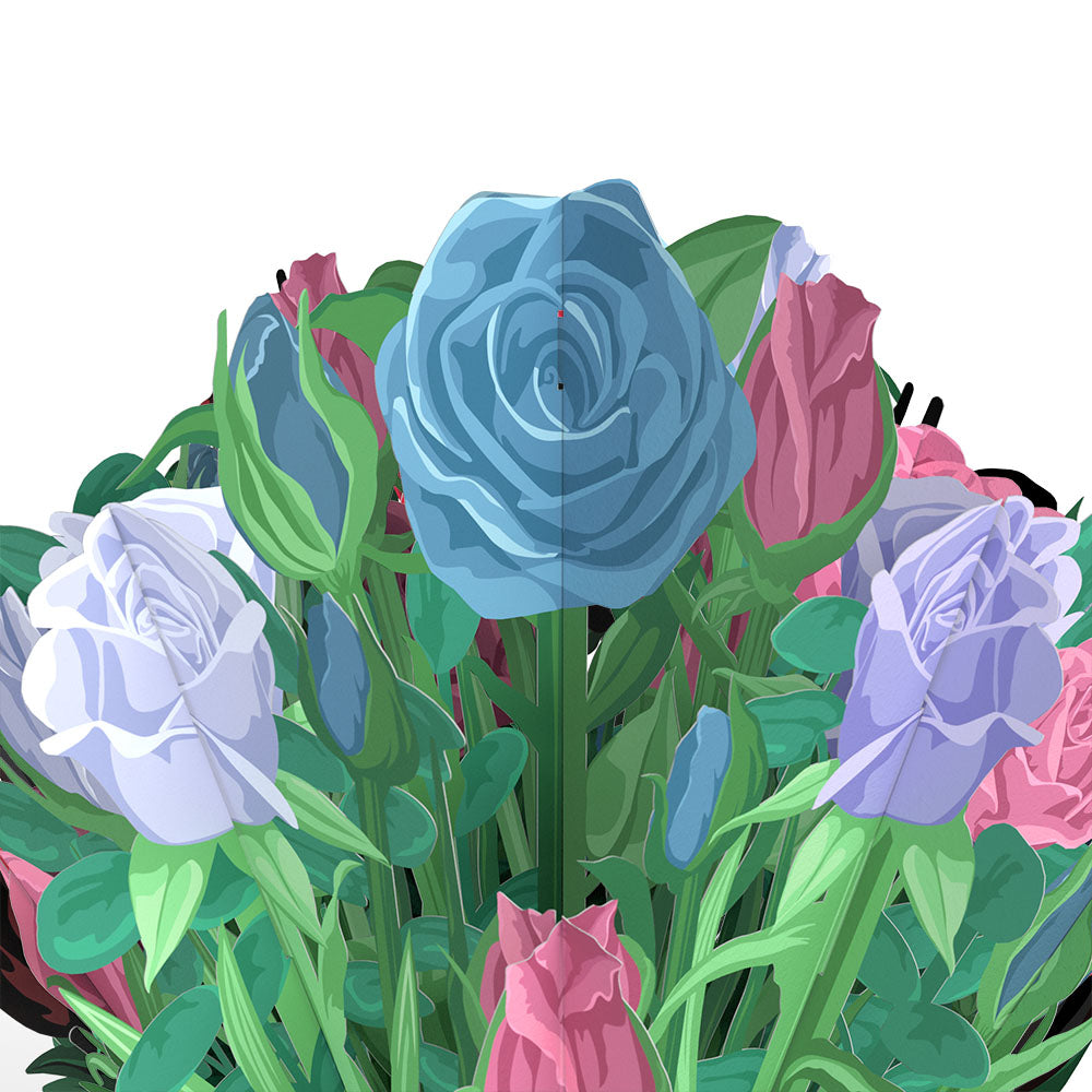 Star Wars™ The Mandalorian Grogu™ This Is the Way Pop-Up Card & Flower Buds Bouquet Bundle、mySite、solidvoid