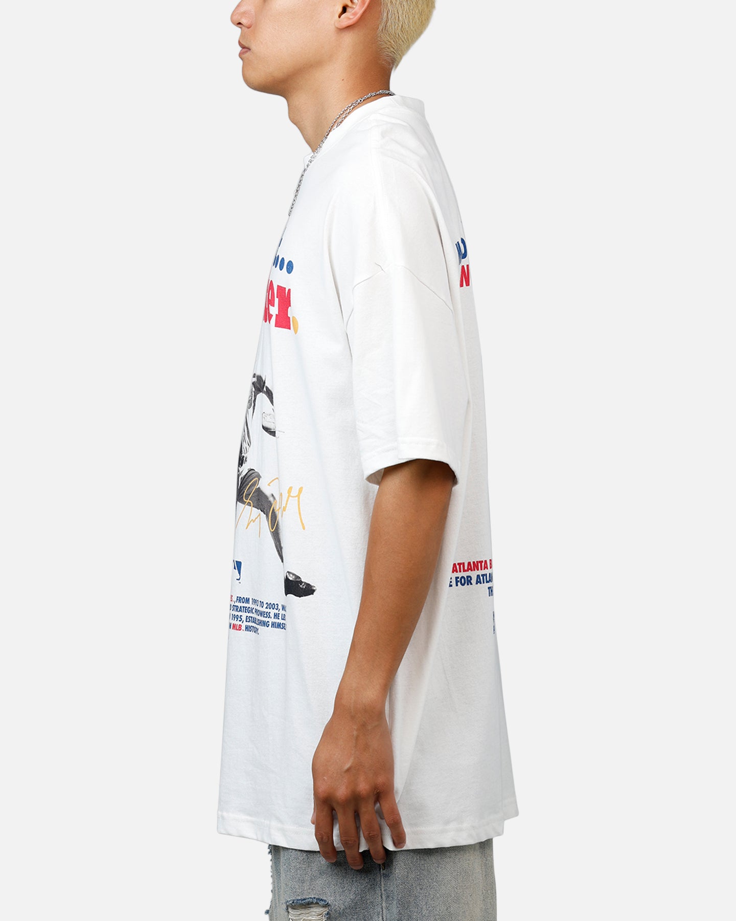 Mitchell & Ness Atlanta Braves Gregory Mad Dog Maddux Got Better T-Shirt Vintage White、mySite、zt4zffjzw