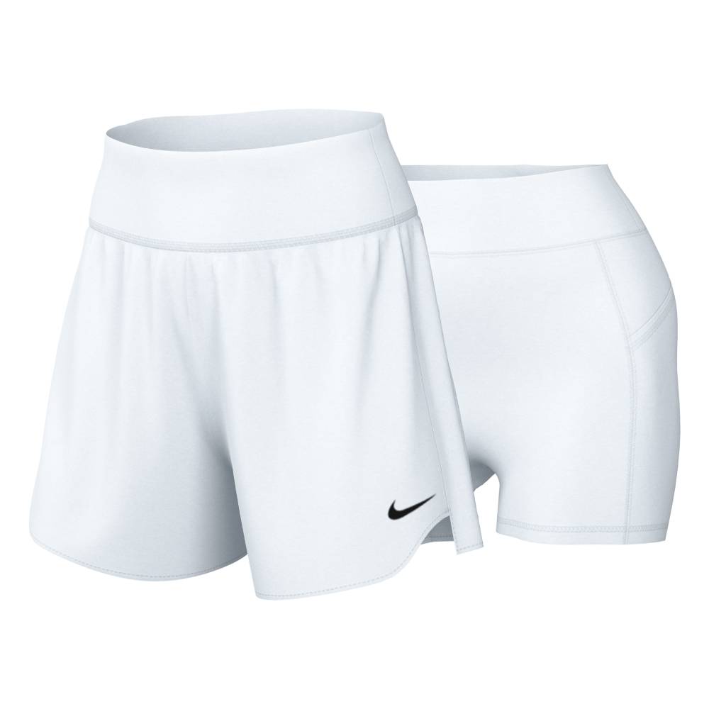 Nike Women's Dri-FIT Advantage Short (White/Black)