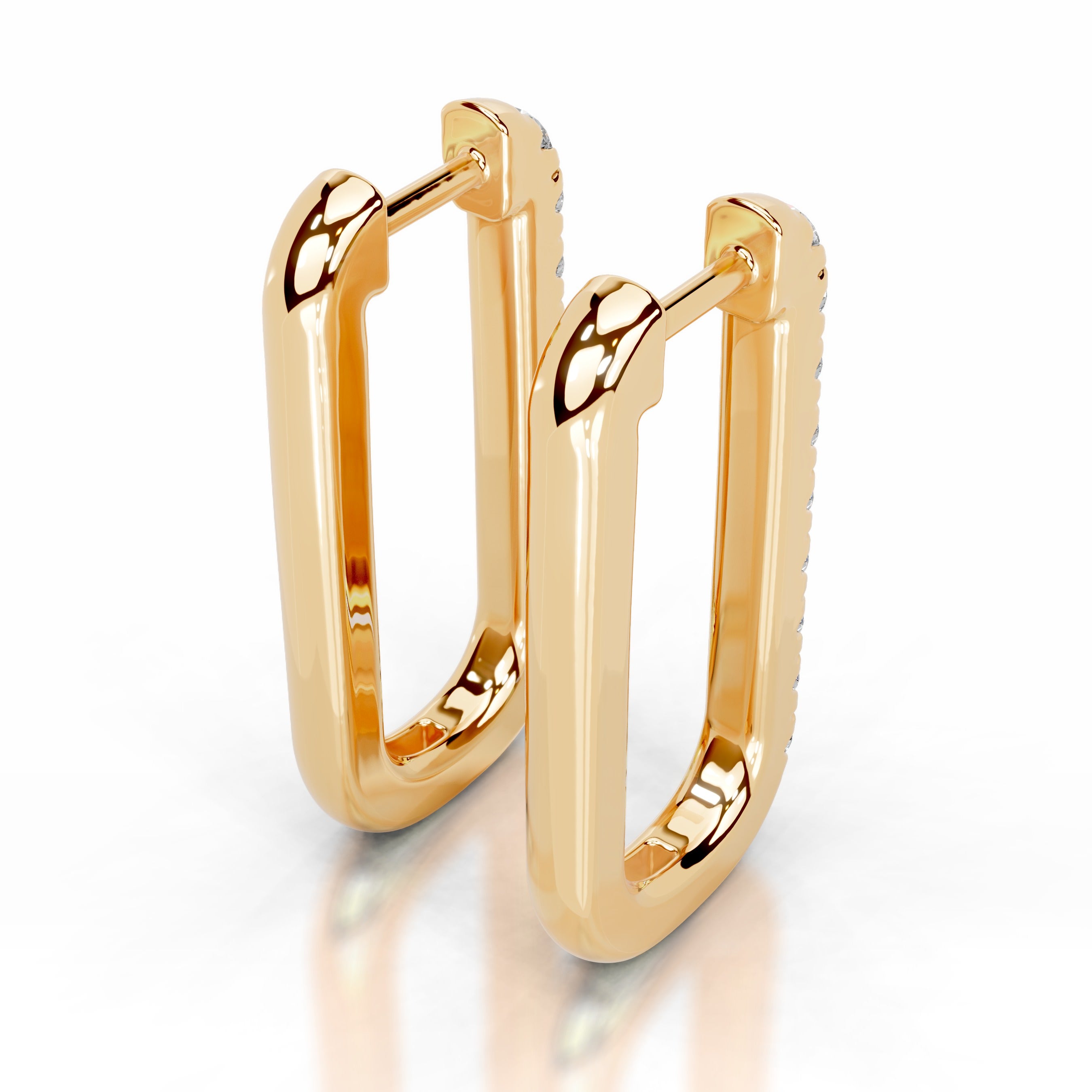Denise Lab Grown Diamond Earrings - 18K Yellow Gold、mySite、hinf8tx79