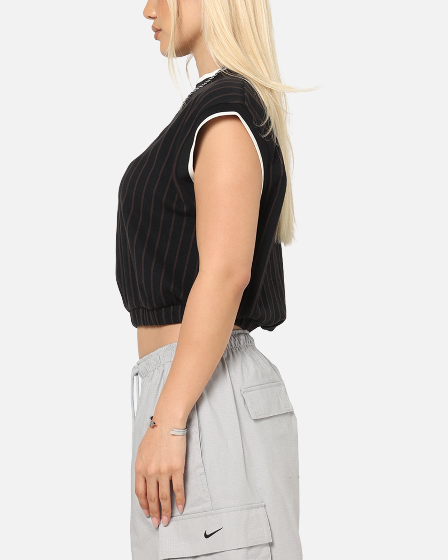 Nike Women's Sportswear Loose Knit Tank Brown/Black、mySite、zt4zffjzw