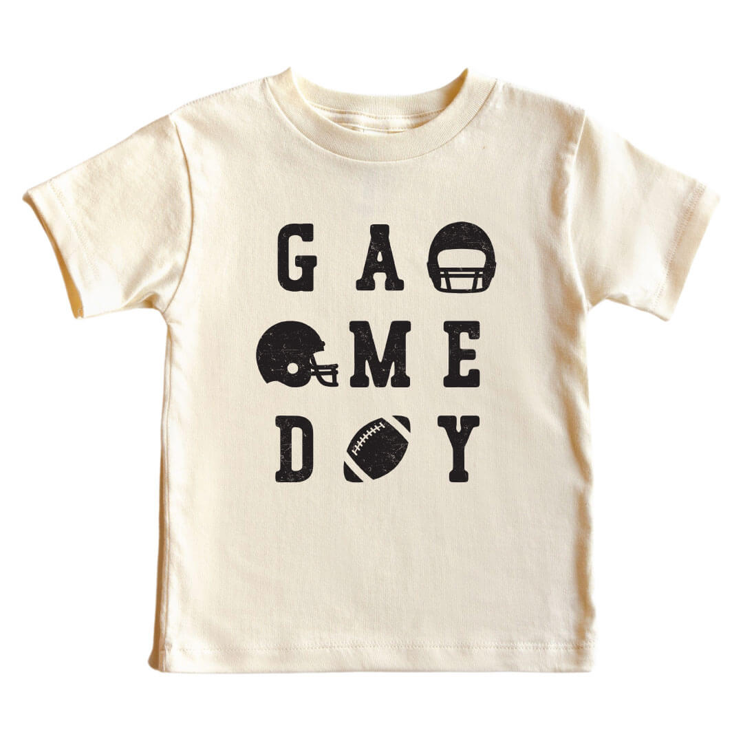  Vintage Game Day Kids Graphic Tee | Natural、mySite、layawaytickets