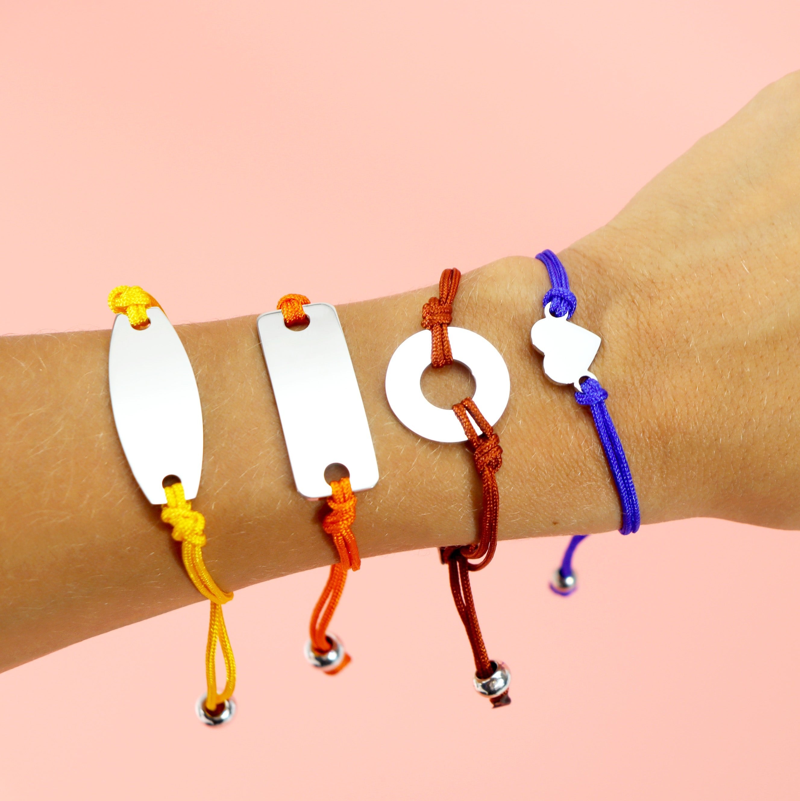 Engravable Oval ID Friendship Bracelet / OB0001、mySite、dreamappss