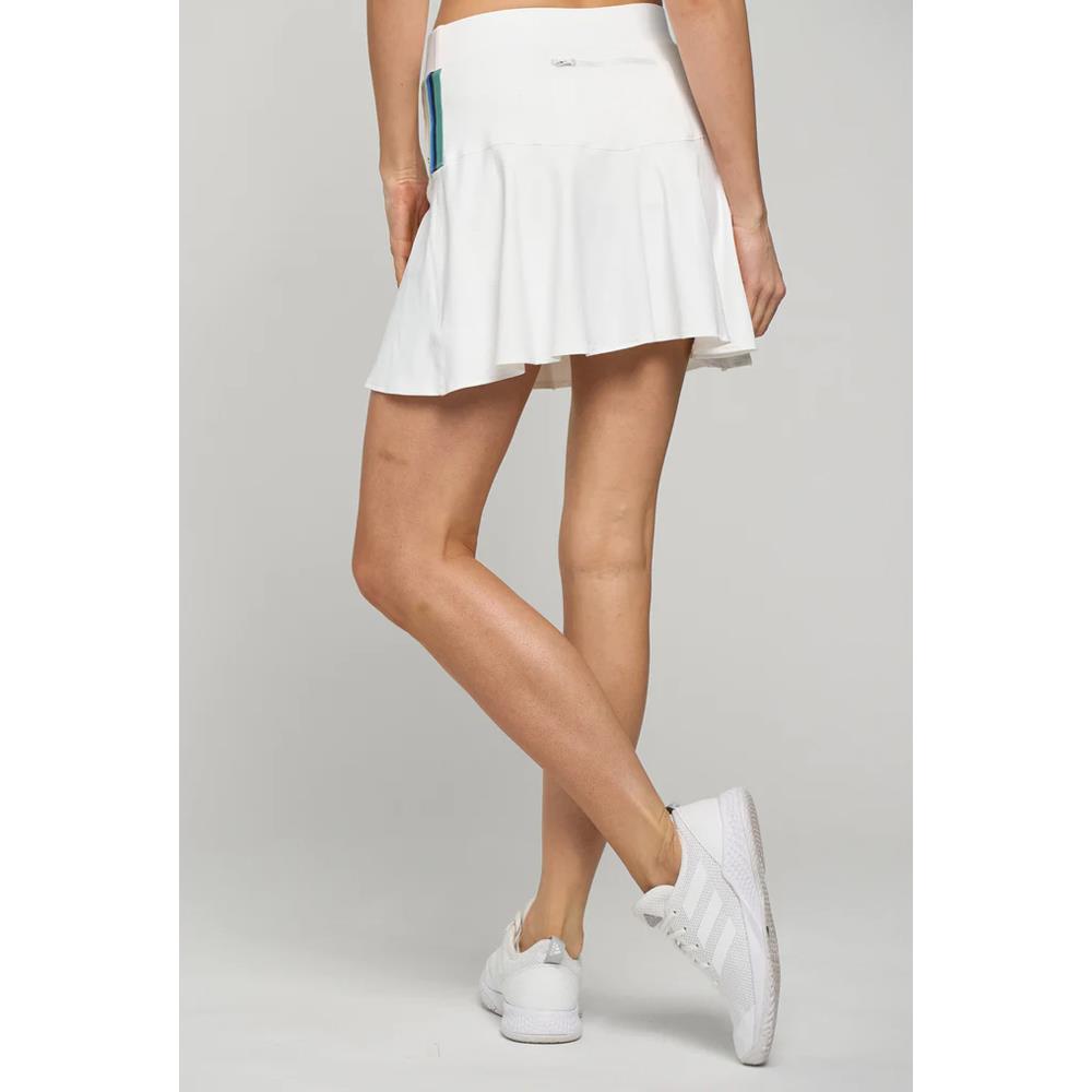 Lija Women's Be Your Best Dash Skort - White、mySite、neckold