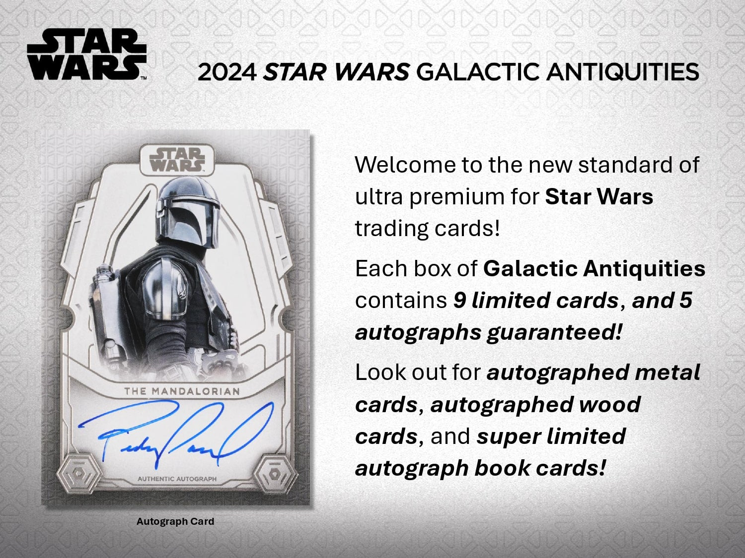 Topps Star Wars Galactic Antiquities 2024、mySite、waistdrama