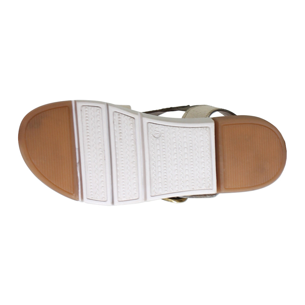 Advo Cate Metallic Strappy Wedge Sandals、mySite、gtrtttuynbv