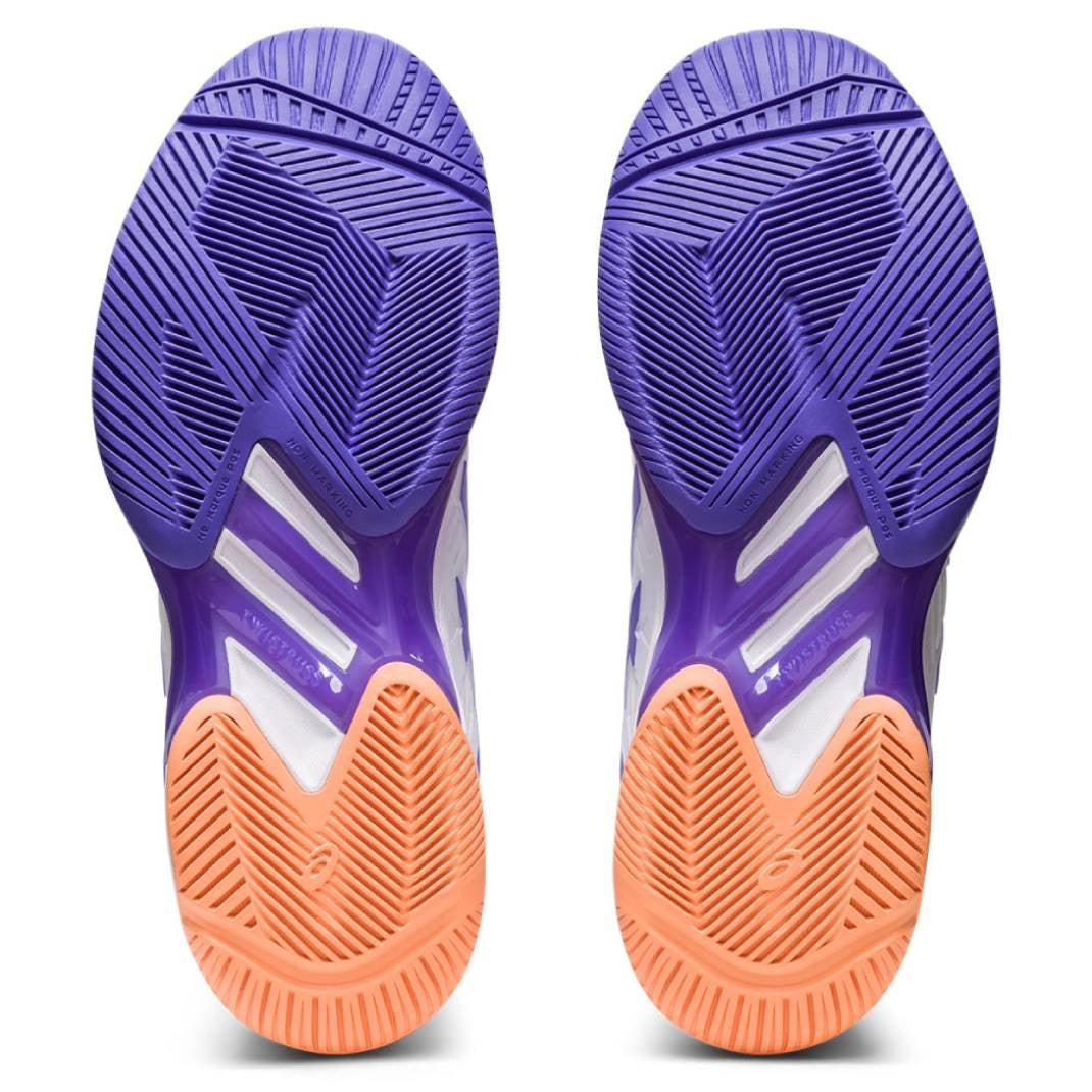 Asics Solution Speed FF 2 Women's Tennis Shoe (White/Purple)