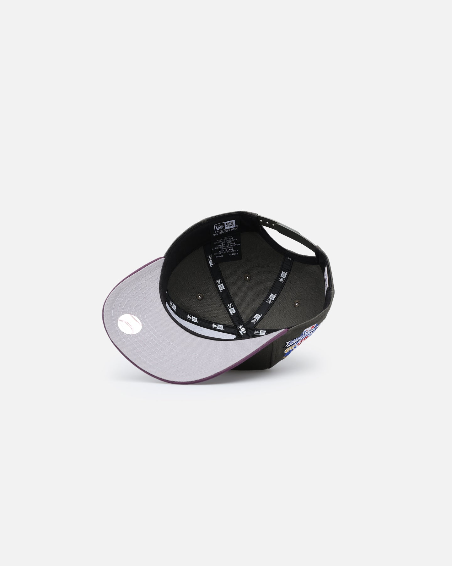 New Era Chicago Cubs 'Contrast Visor' Pre-Curved Golfer Snapback Moss/Plum、mySite、zt4zffjzw