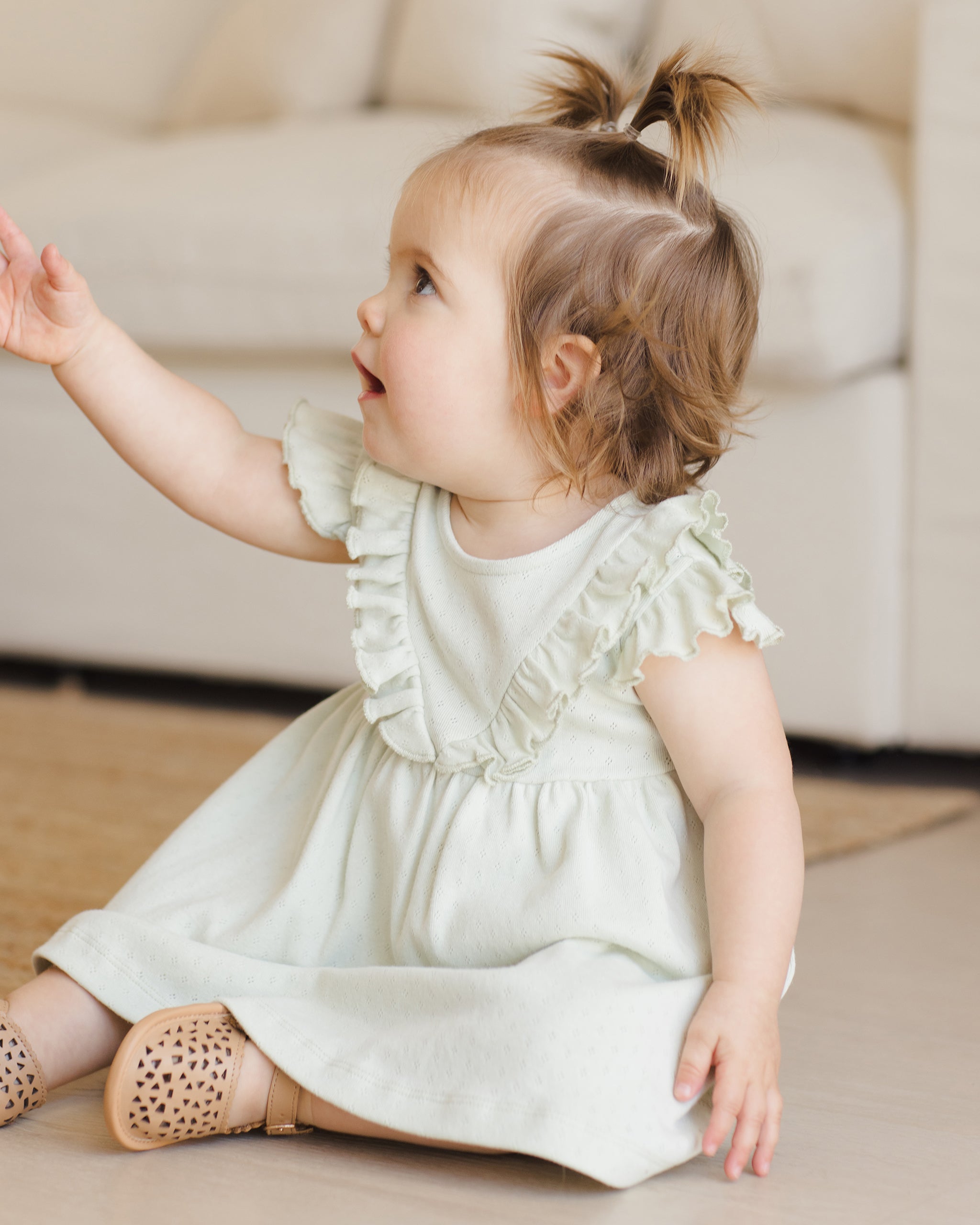  Sleeveless Ruffle V Dress || Mint、mySite、layawaytickets