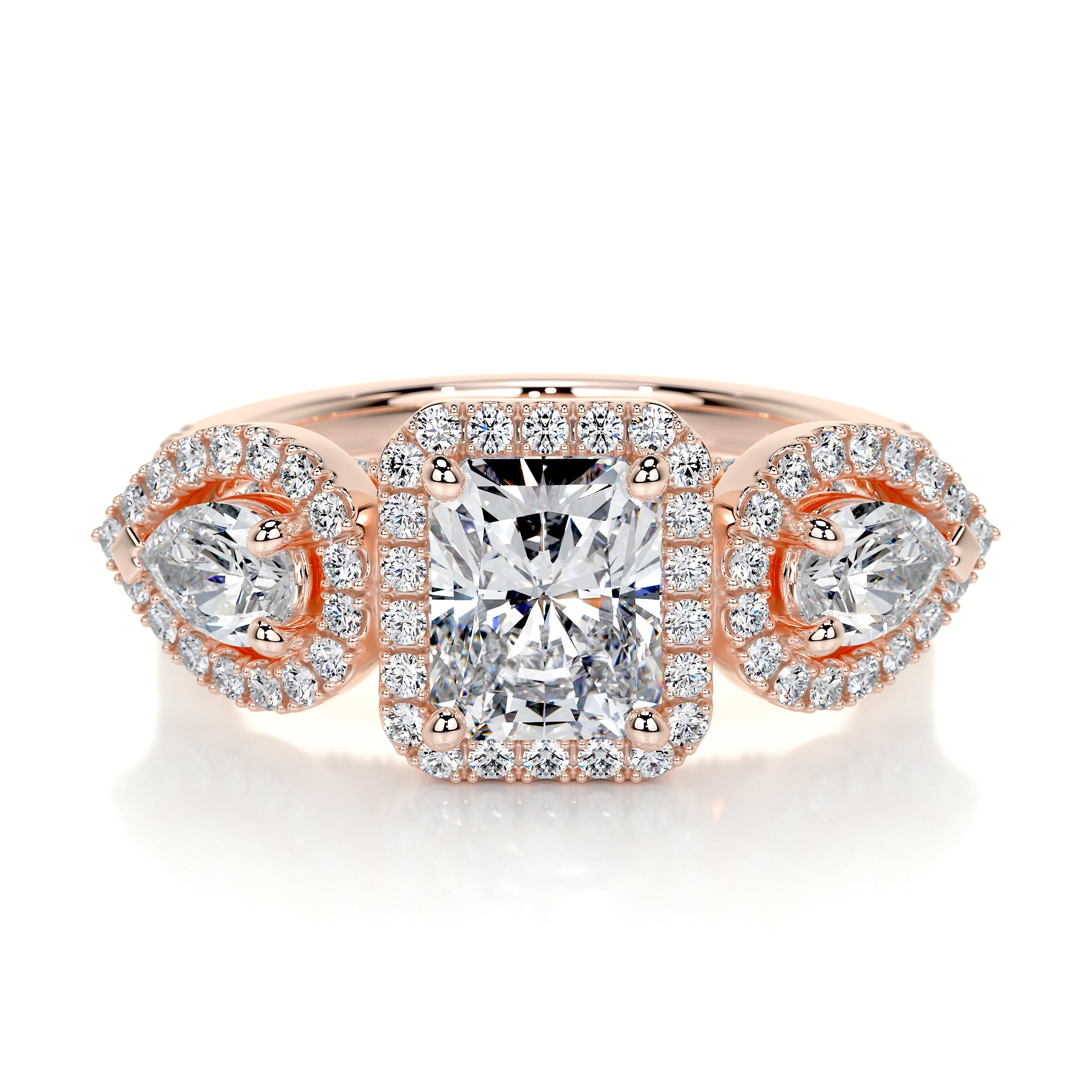 Violet Lab Grown Diamond Ring - 14K Rose Gold、mySite、hinf8tx79