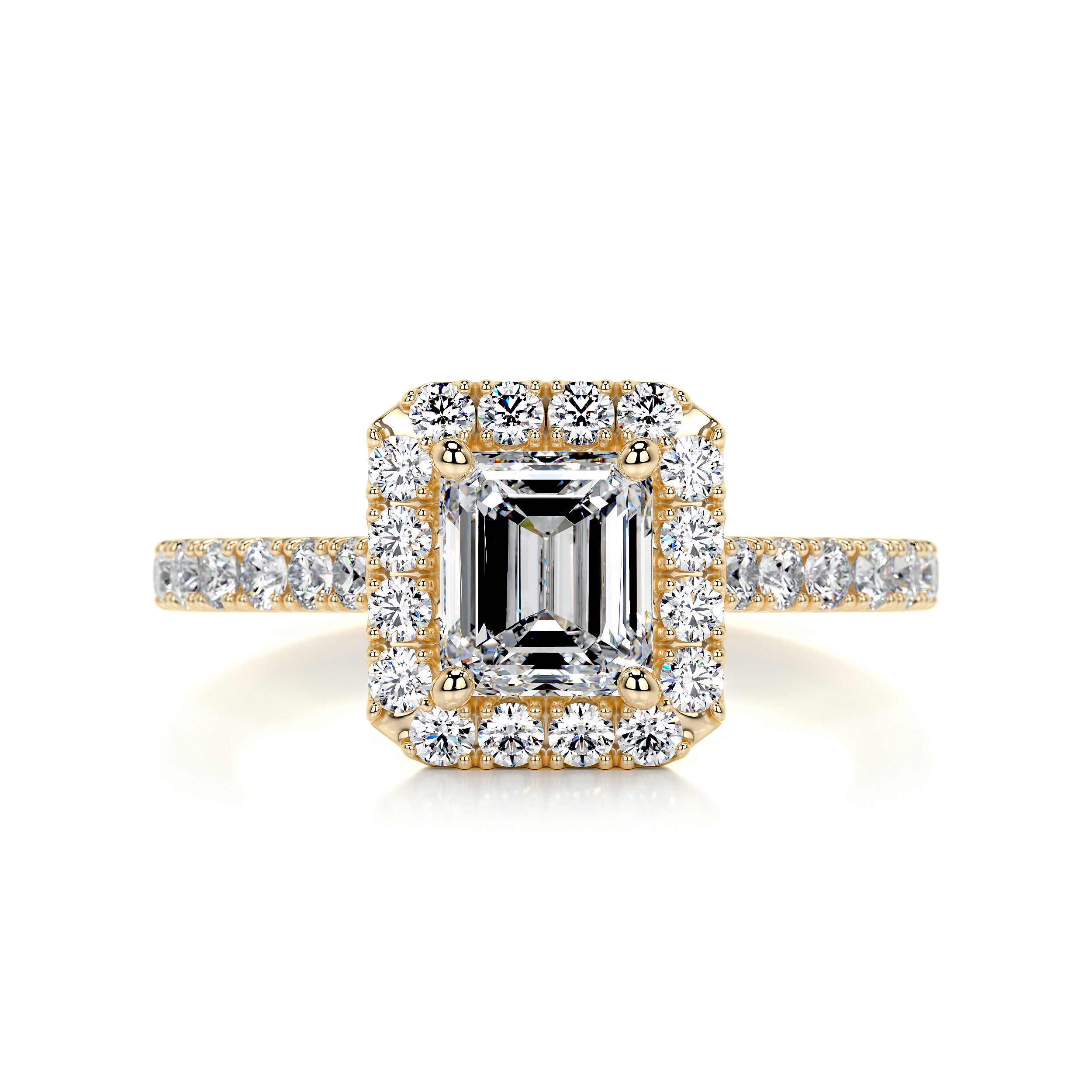 Zoey Diamond Engagement Ring -18K Yellow Gold、mySite、hinf8tx79