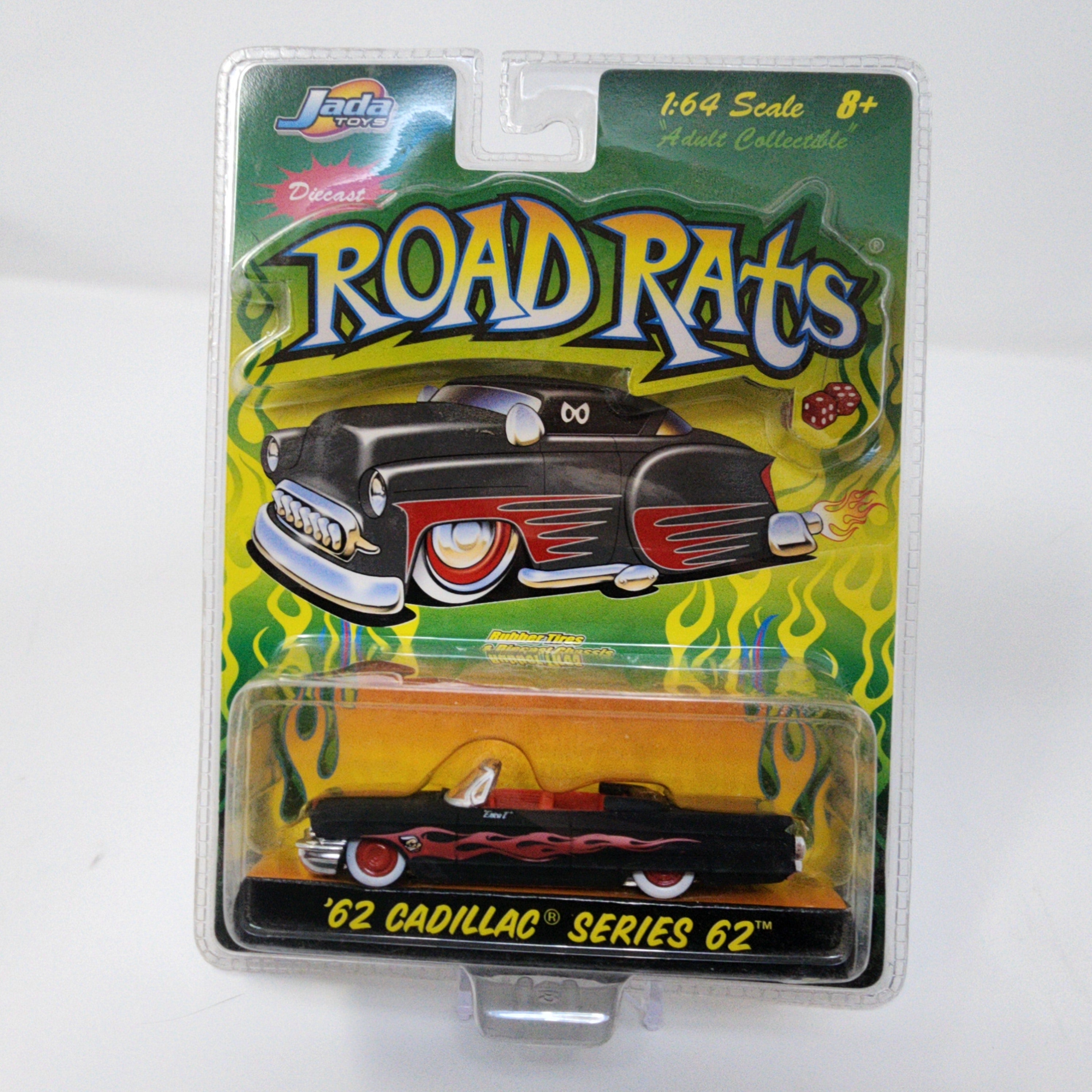 '62 Cadillac Series 62 * Black * Jada Toys Road Rats Series、mySite、hgirdovlk