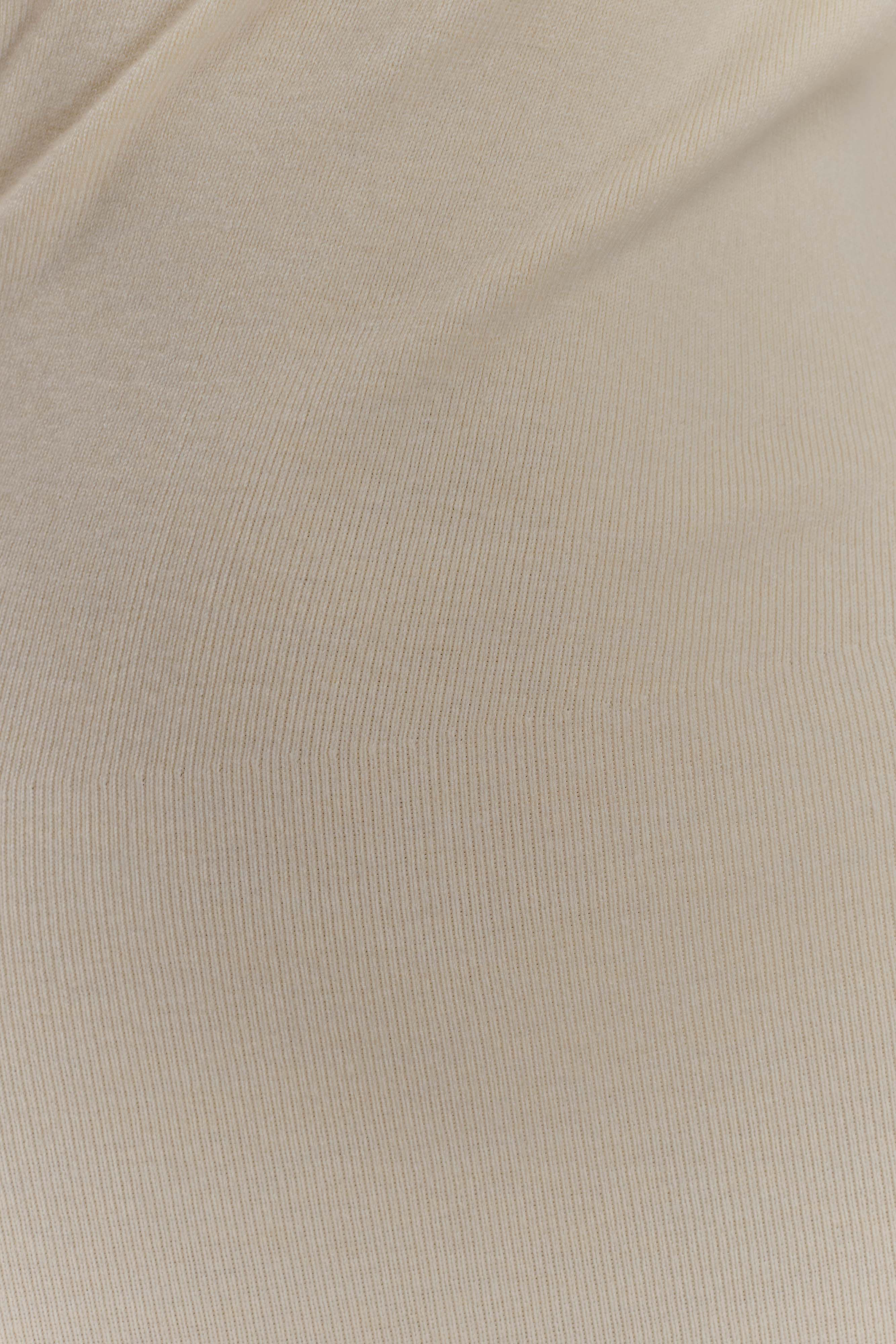 Culver Draped Twist Knit Midi Dress - Cream、mySite、solidvoid