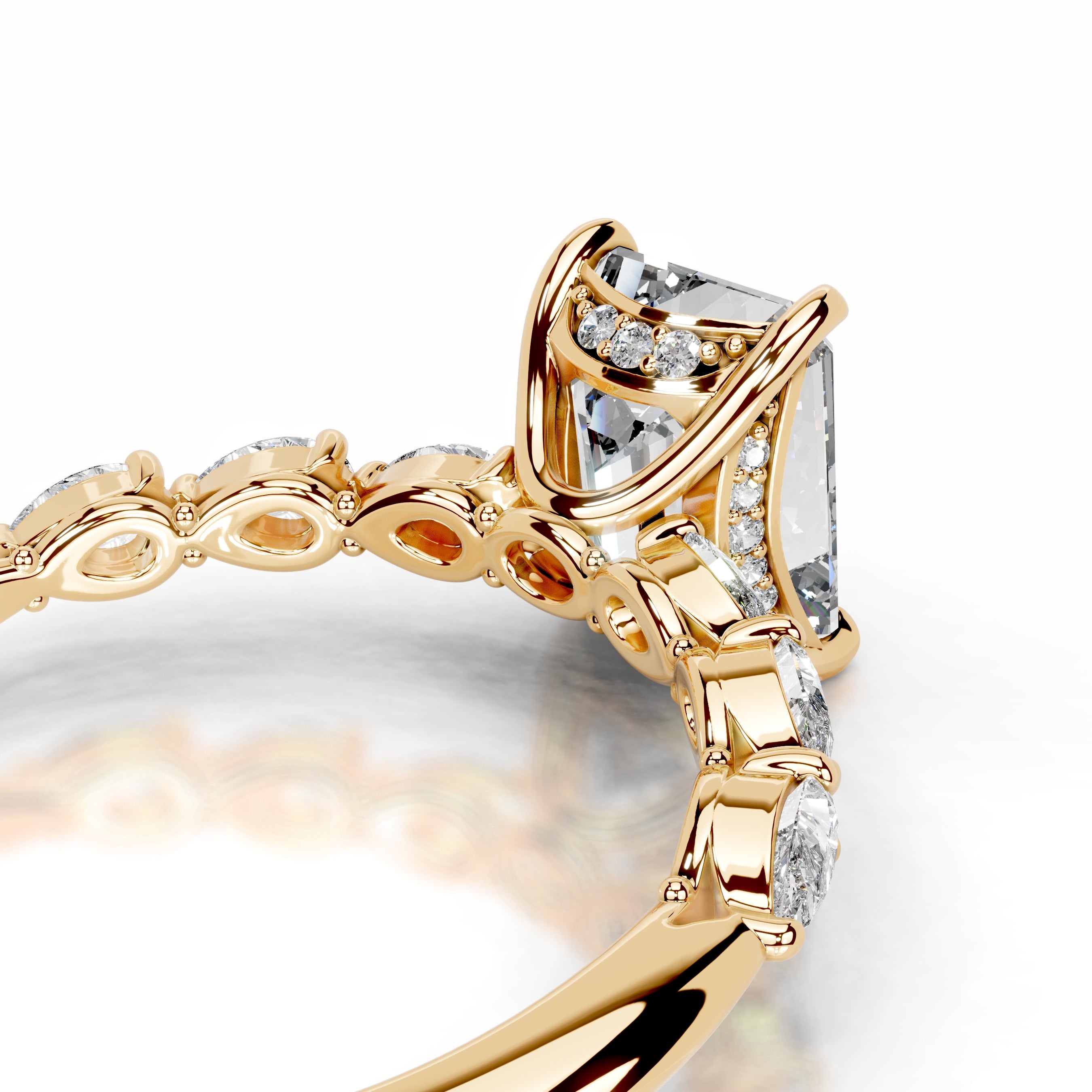 Alinta Lab Grown Diamond Ring - 18K Yellow Gold、mySite、hinf8tx79