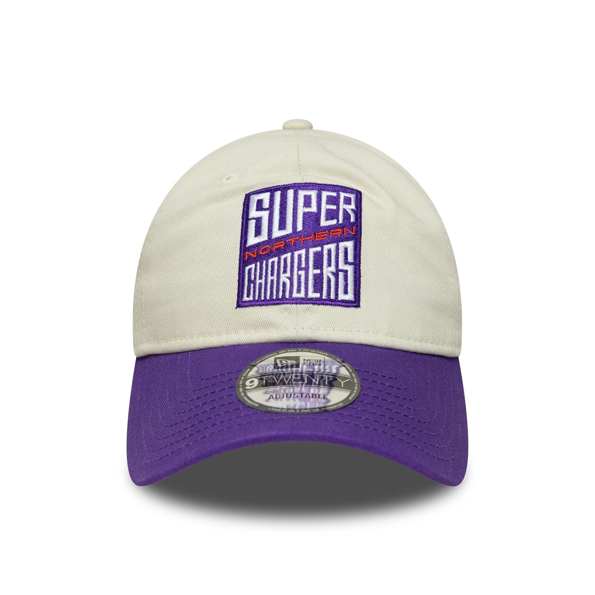 Super Northern Chargers The Hundred 2025 Contrast Cream 9TWENTY Adjustable Cap、mySite、vikingsvslions