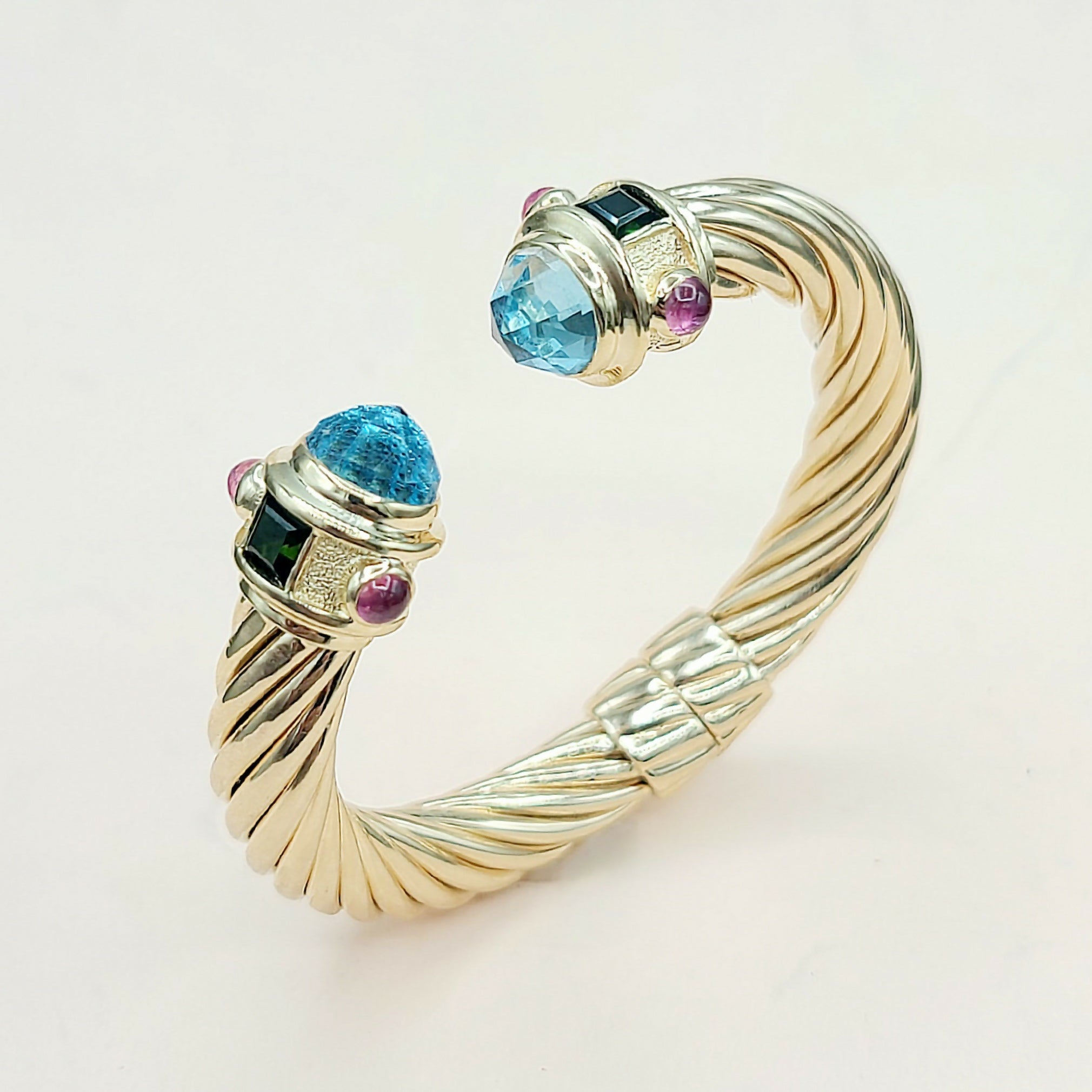 David Yurman Renaissance Bracelet 10mm Topaz & Tourmaline、mySite、hinf8tx79