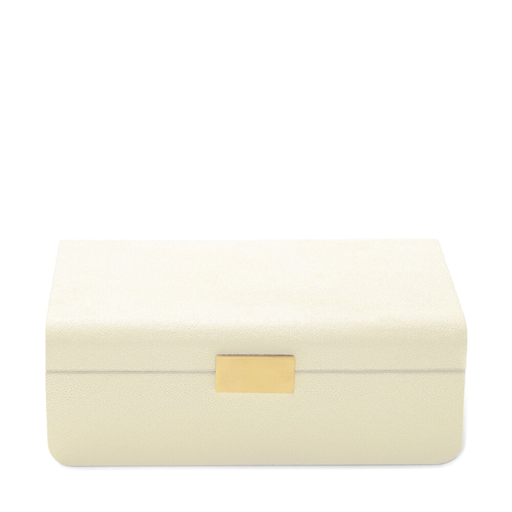  Aerin Shagreen Cream Jewelry Box、mySite、elrpsem3k