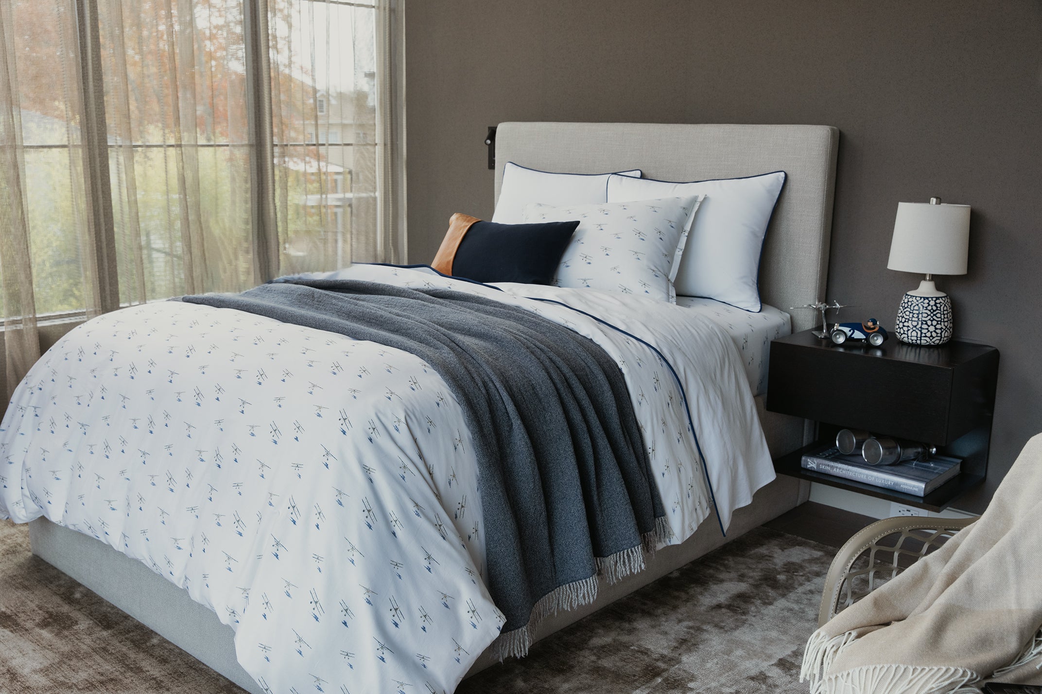  DH Sea Planes 4 PC Duvet Set、mySite、elrpsem3k