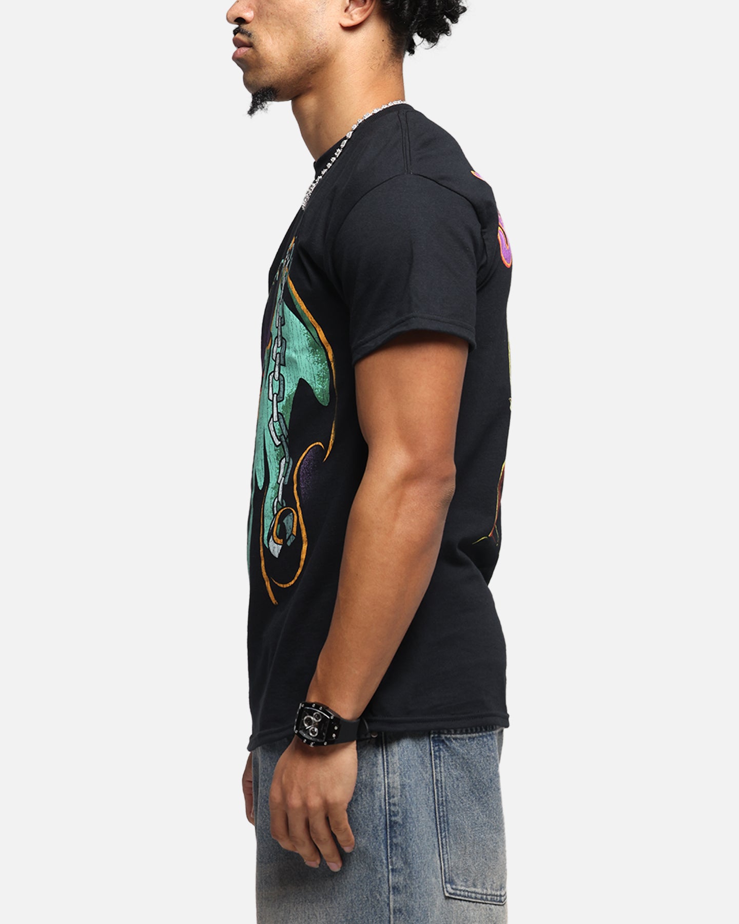 Goat Crew X Scooby-Doo Green Ghost Vintage T-Shirt Black、mySite、zt4zffjzw