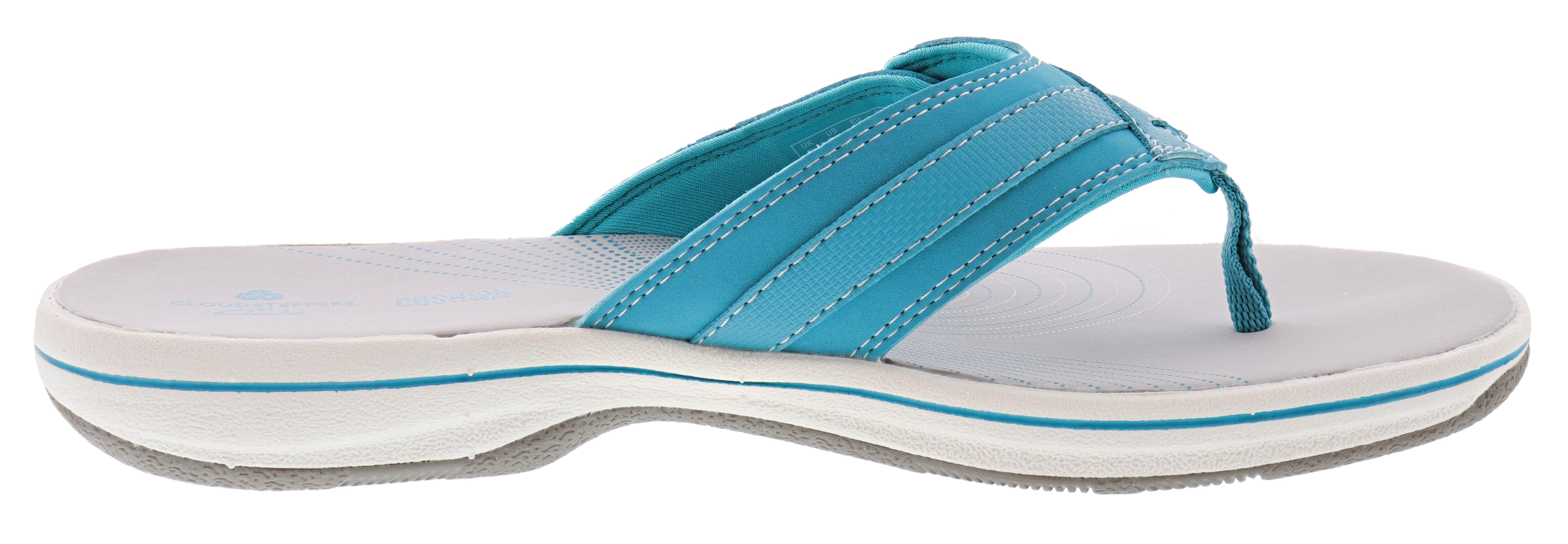 Clarks Women Sandals Lightweight Flip Flops Breeze Sea、mySite、dreamappss