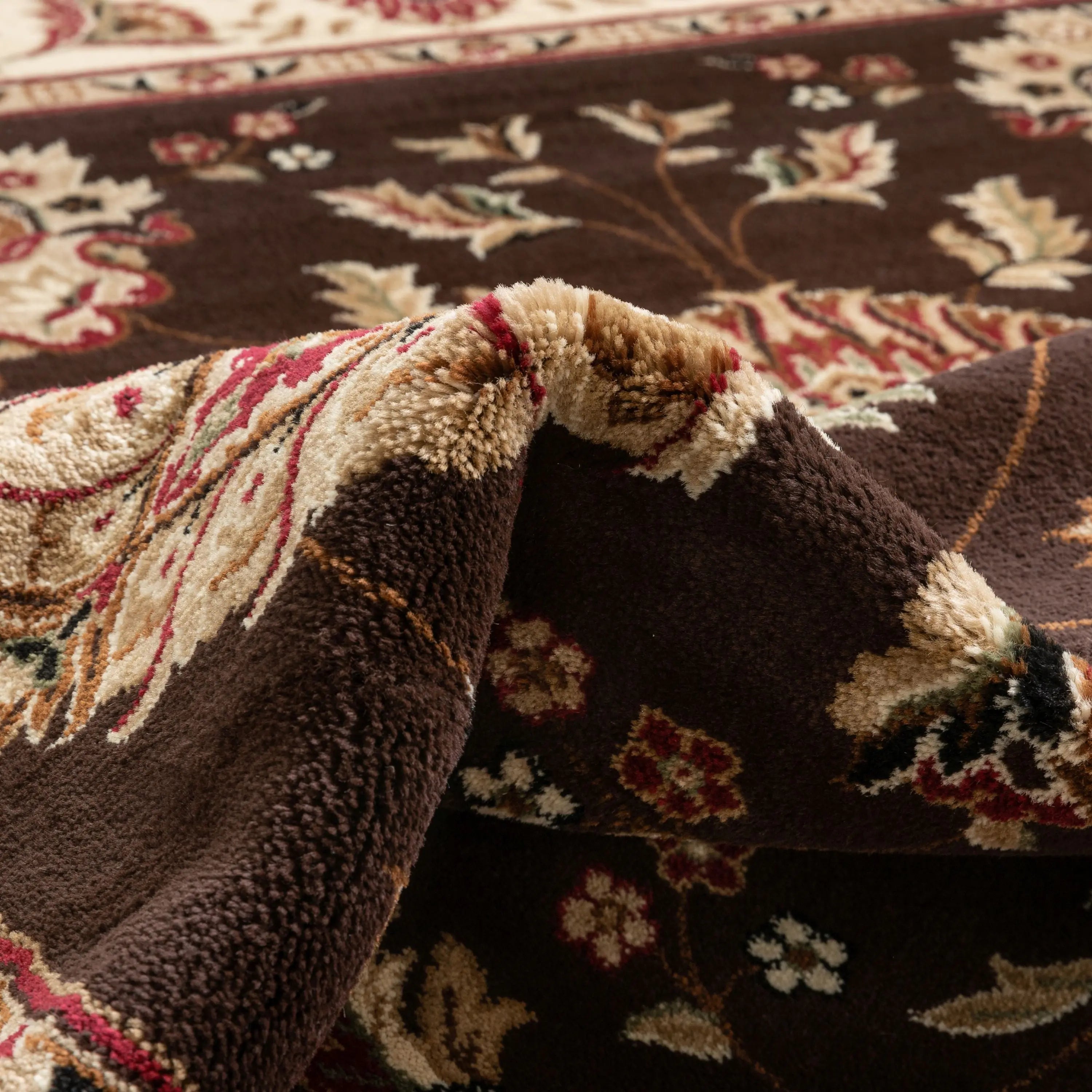 Abbasi Brown Traditional Rug、mySite、gigharbornorthrealestate