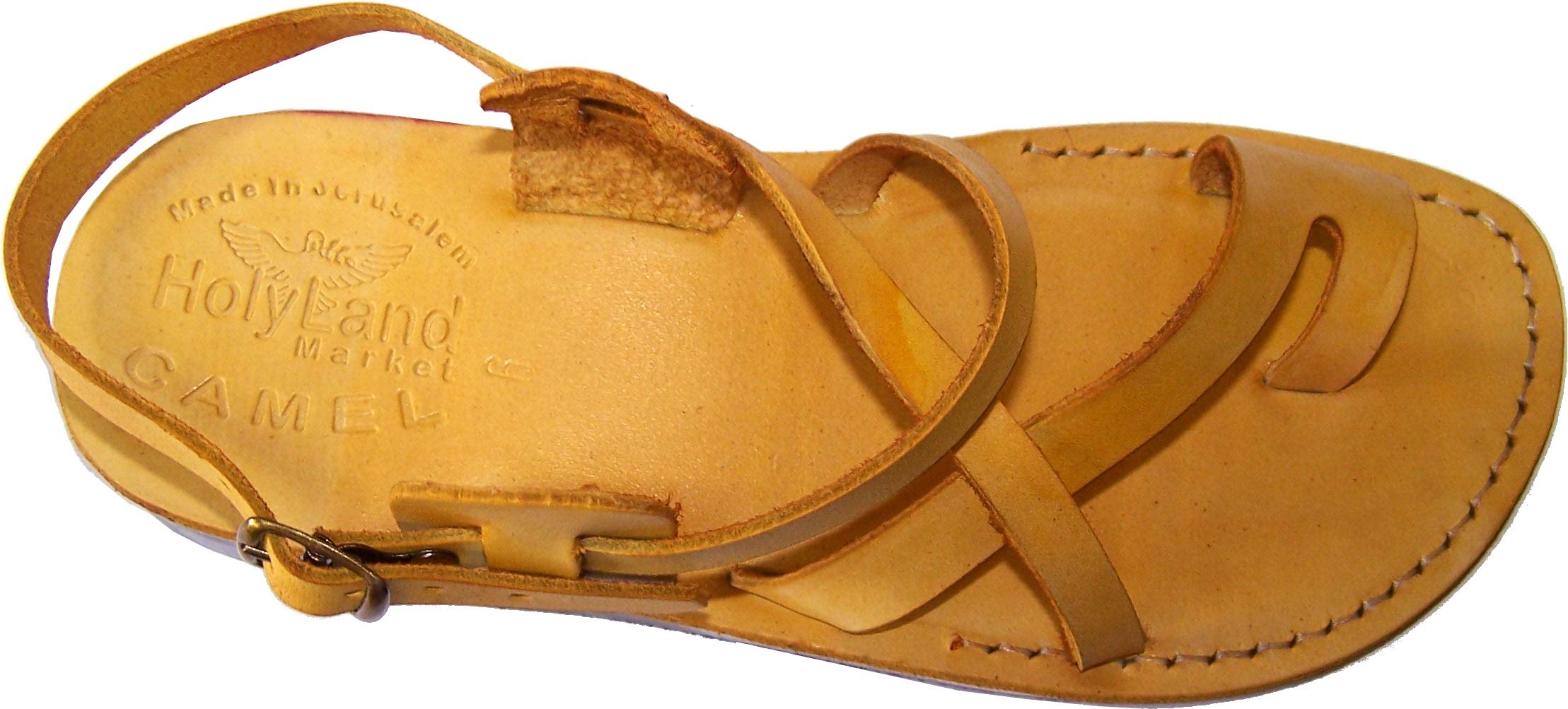  Holy Land Market Unisex Leather Biblical Sandals (Jesus - Yashua) Jesus - Colored Blue、mySite、elrpsem3k