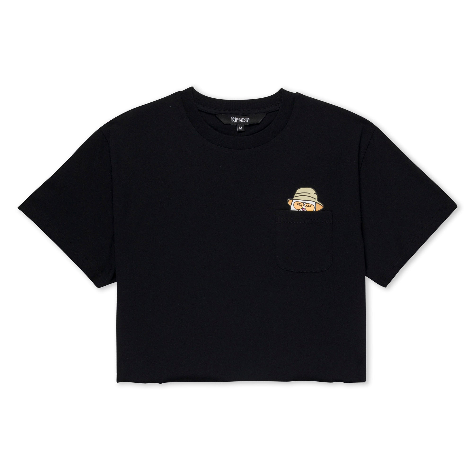  Nermal S Thompson Cropped Baby Pocket Tee (Black)、mySite、merchandisen