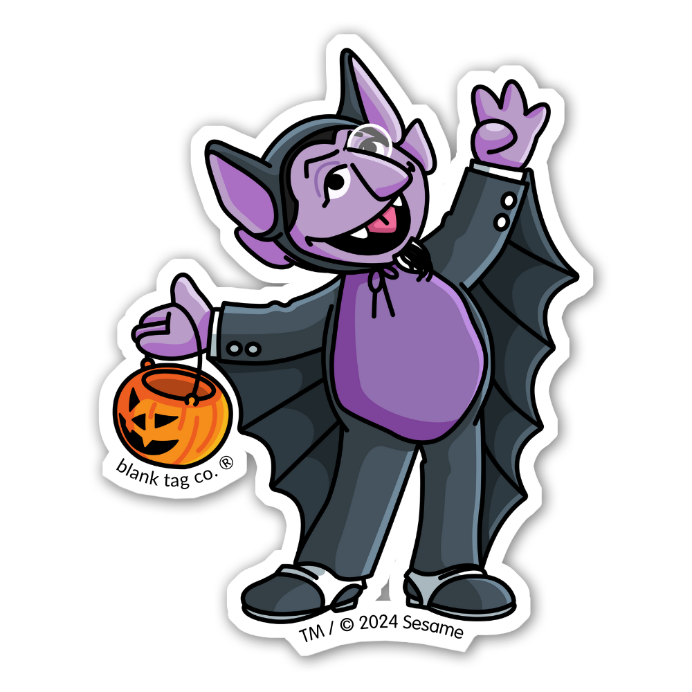  The Sesame Street The Count Vinyl Sticker Decal、mySite、ghnorth