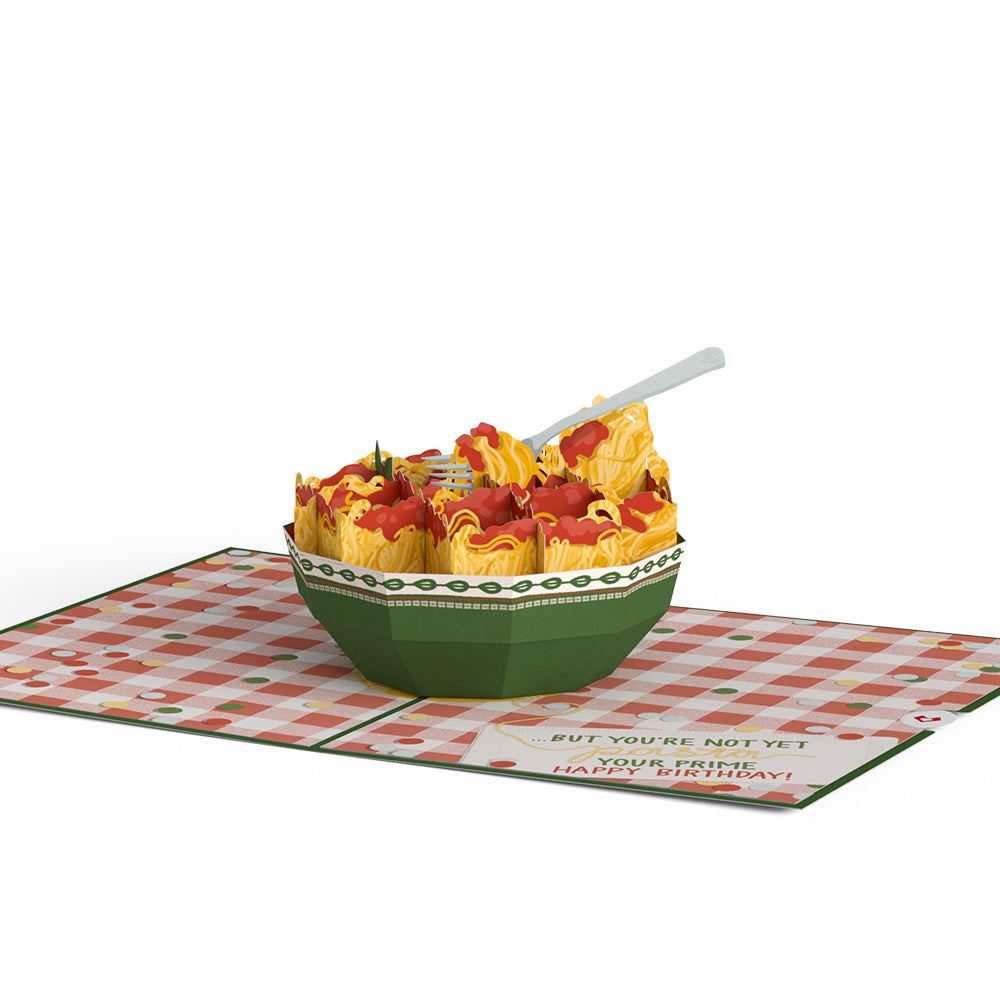 Spaghetting Older Birthday Pop-Up Card、mySite、solidvoid