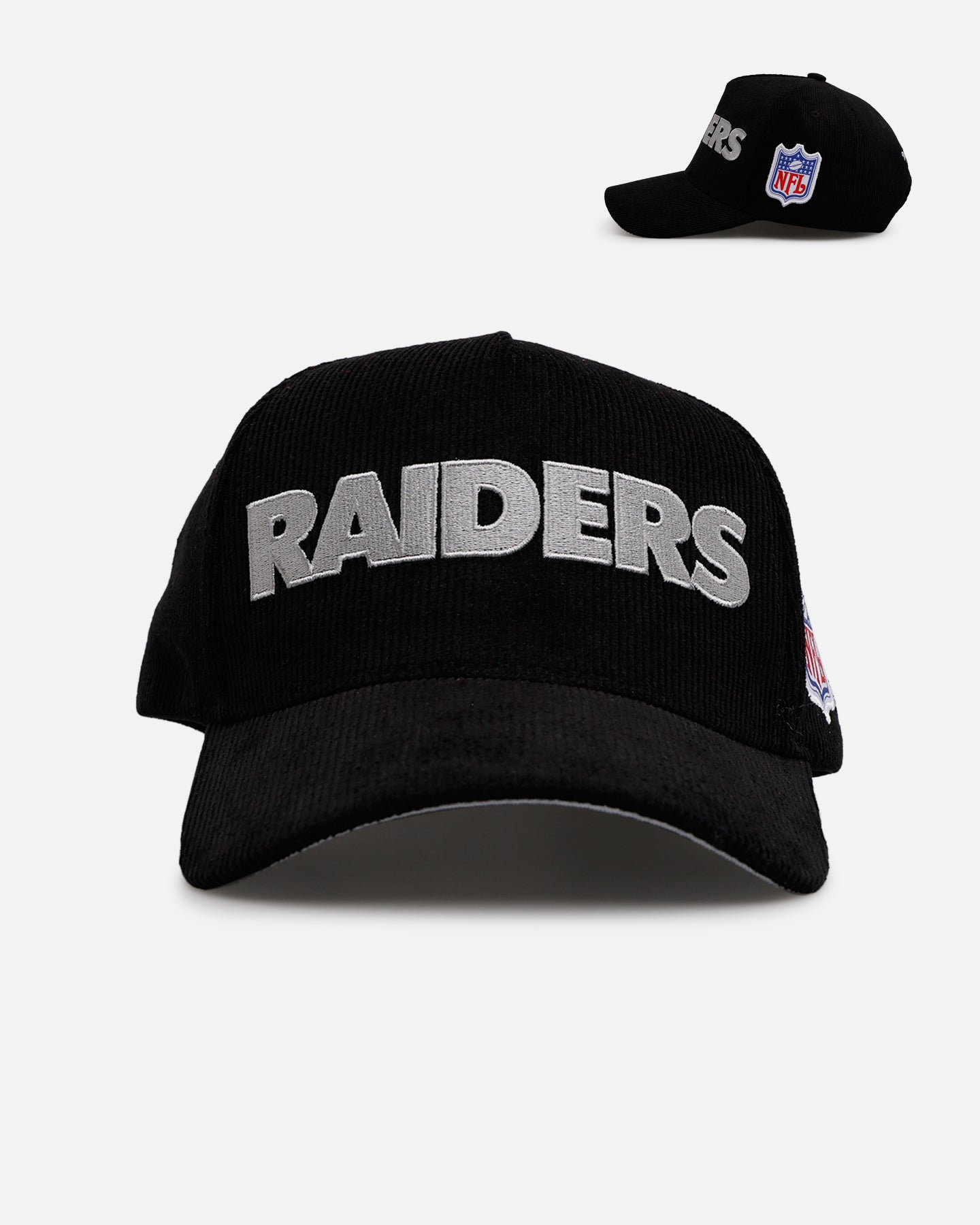 Mitchell & Ness Las Vegas Raiders 'Vintage Cord' Pro Pinch Corduroy Snapback Black、mySite、zt4zffjzw