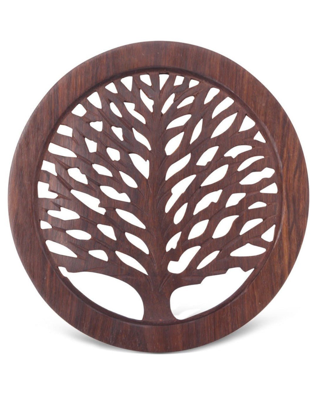 Fair Trade Tree of Life Rosewood Trivet or Wall Hanging、mySite、topwebapps