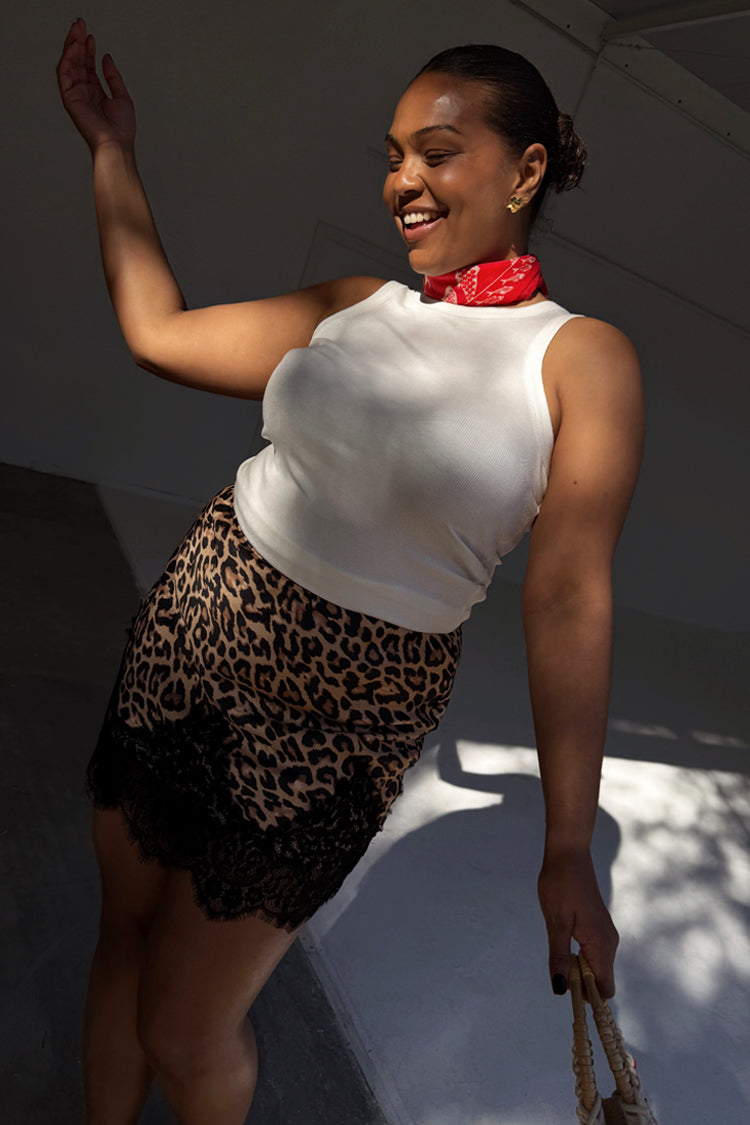 Leopard Lace Maeva Skirt、mySite、solidvoid