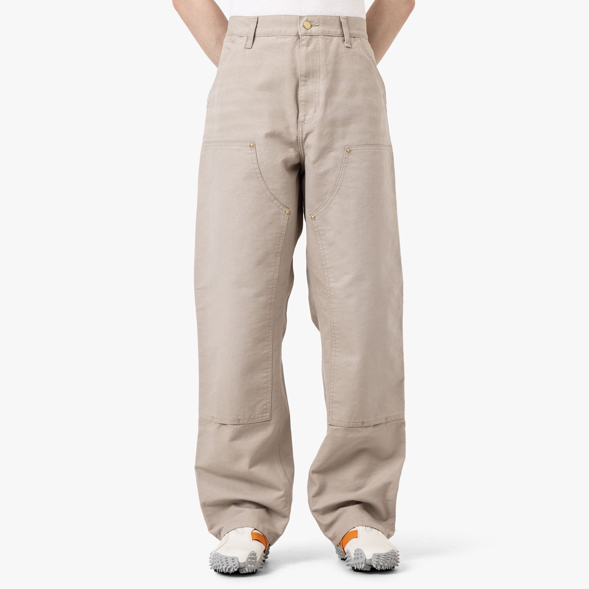  Carhartt WIP Double Knee Pants Beige、mySite、merchandisen