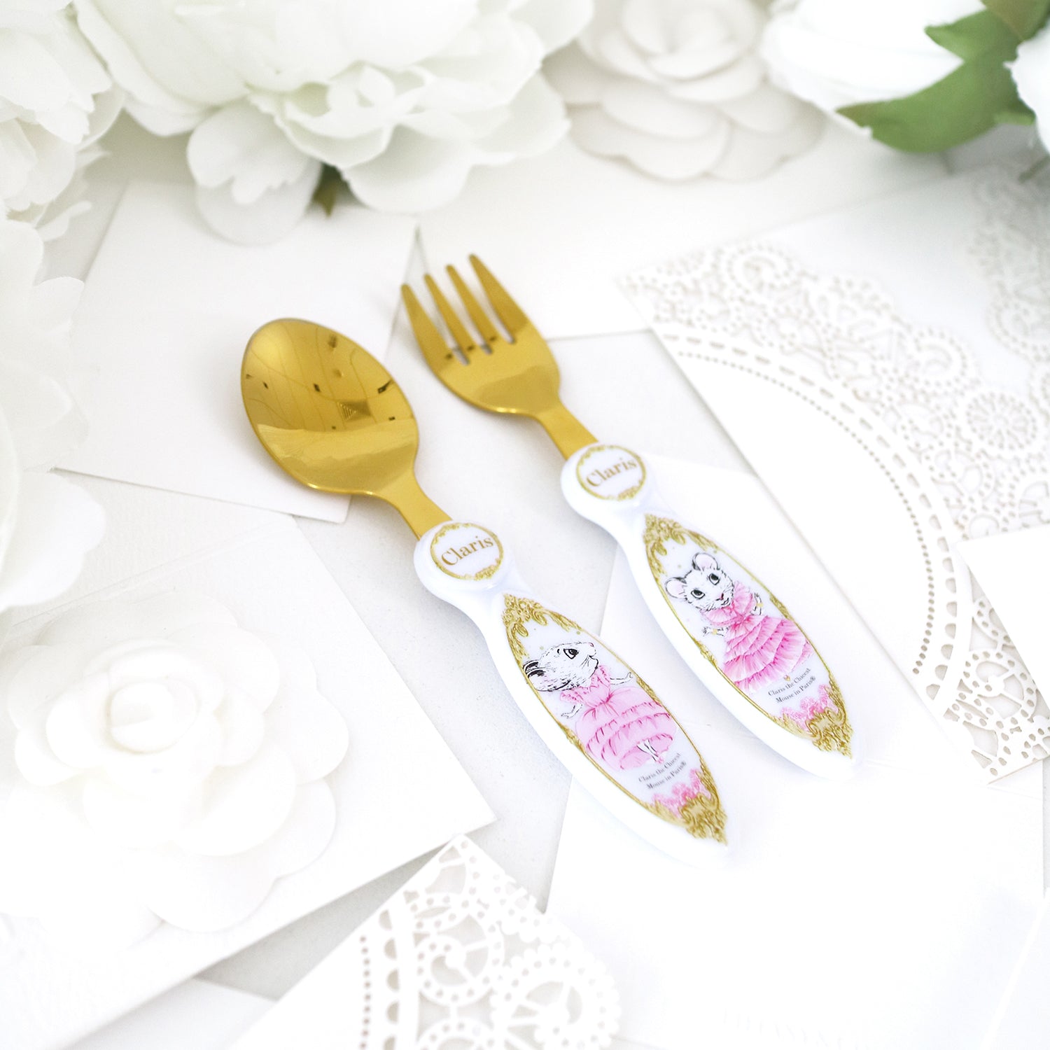RETIRED - Claris The Mouse - Cutlery Set、mySite、g9winljtr