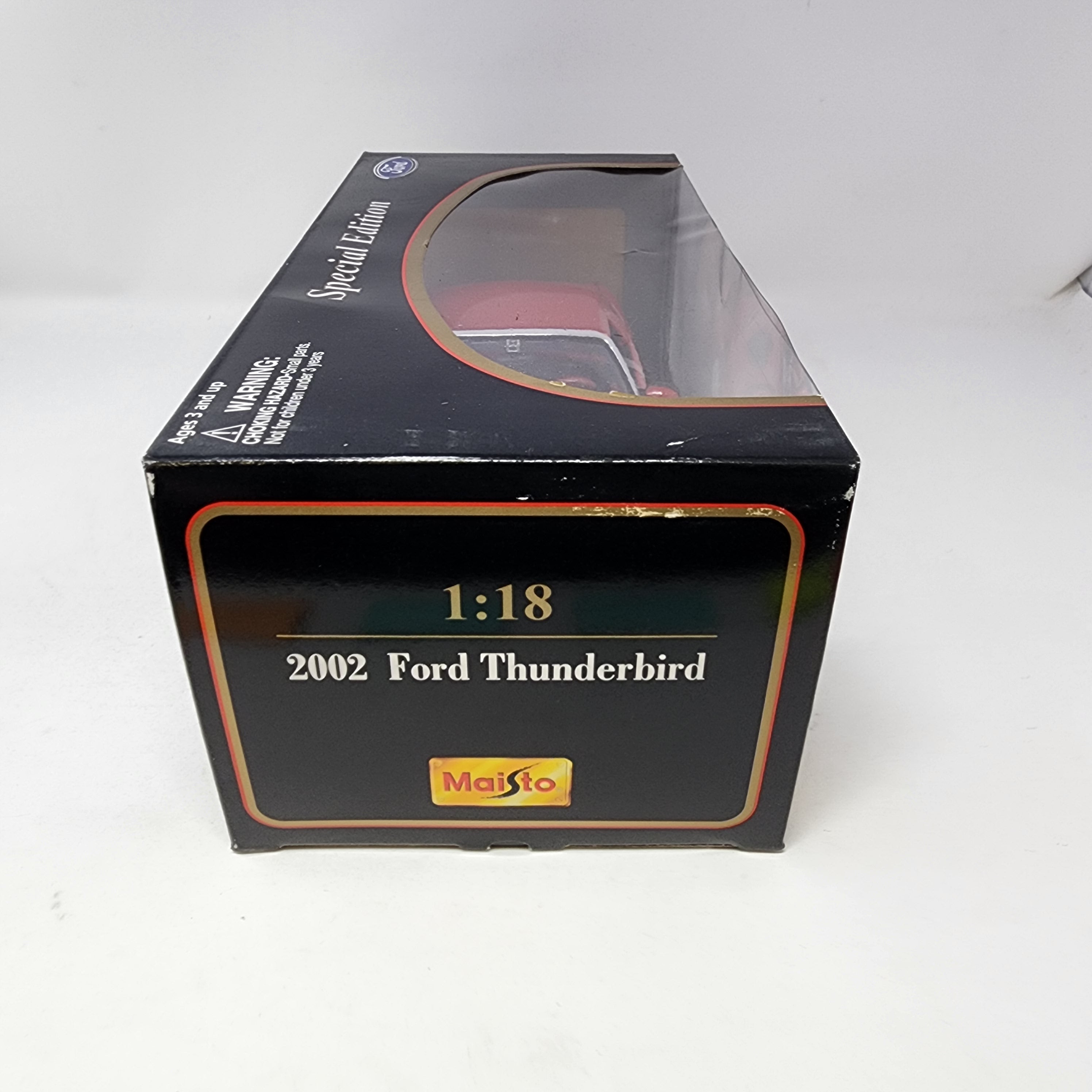 2002 Ford thunderbird * RED * Maisto Special Edition 1/18 Scale、mySite、hgirdovlk
