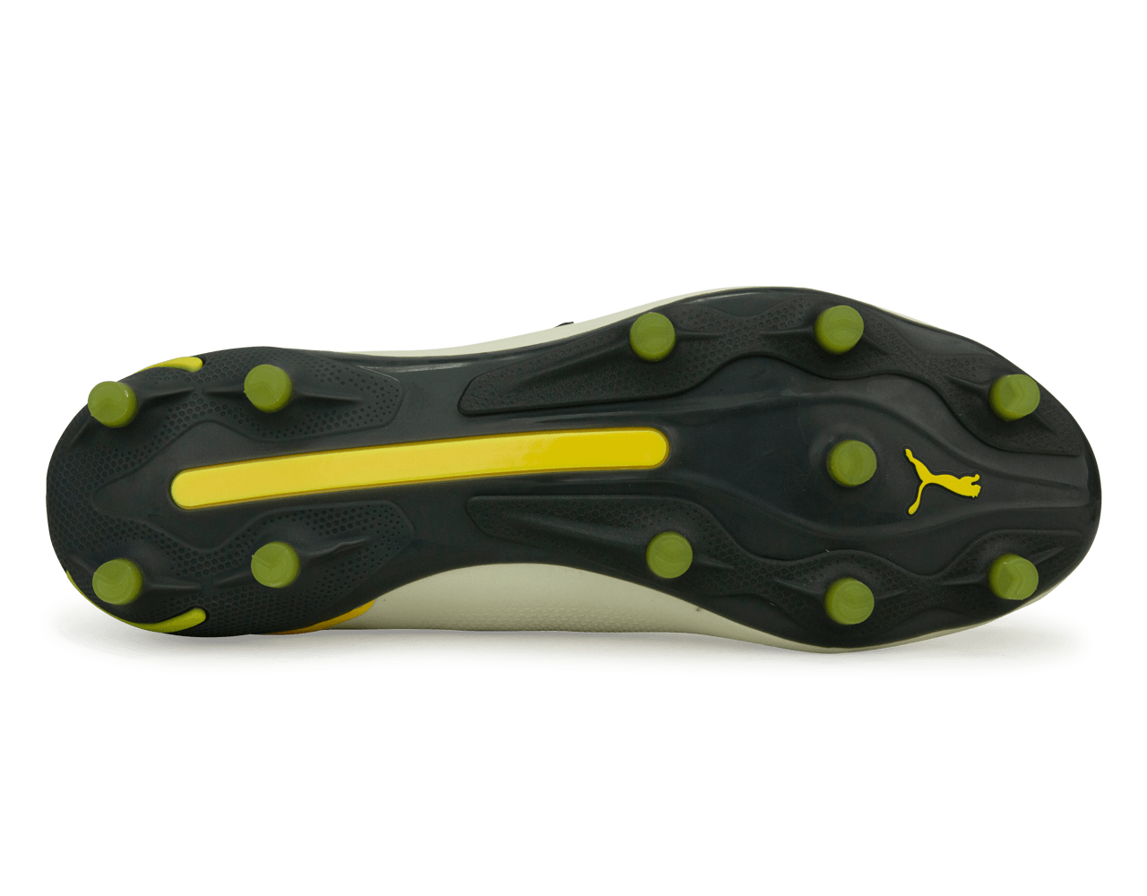 PUMA Men's King Ultimate FG/AG Alpine Snow/Asphalt Yellow、mySite、noshort