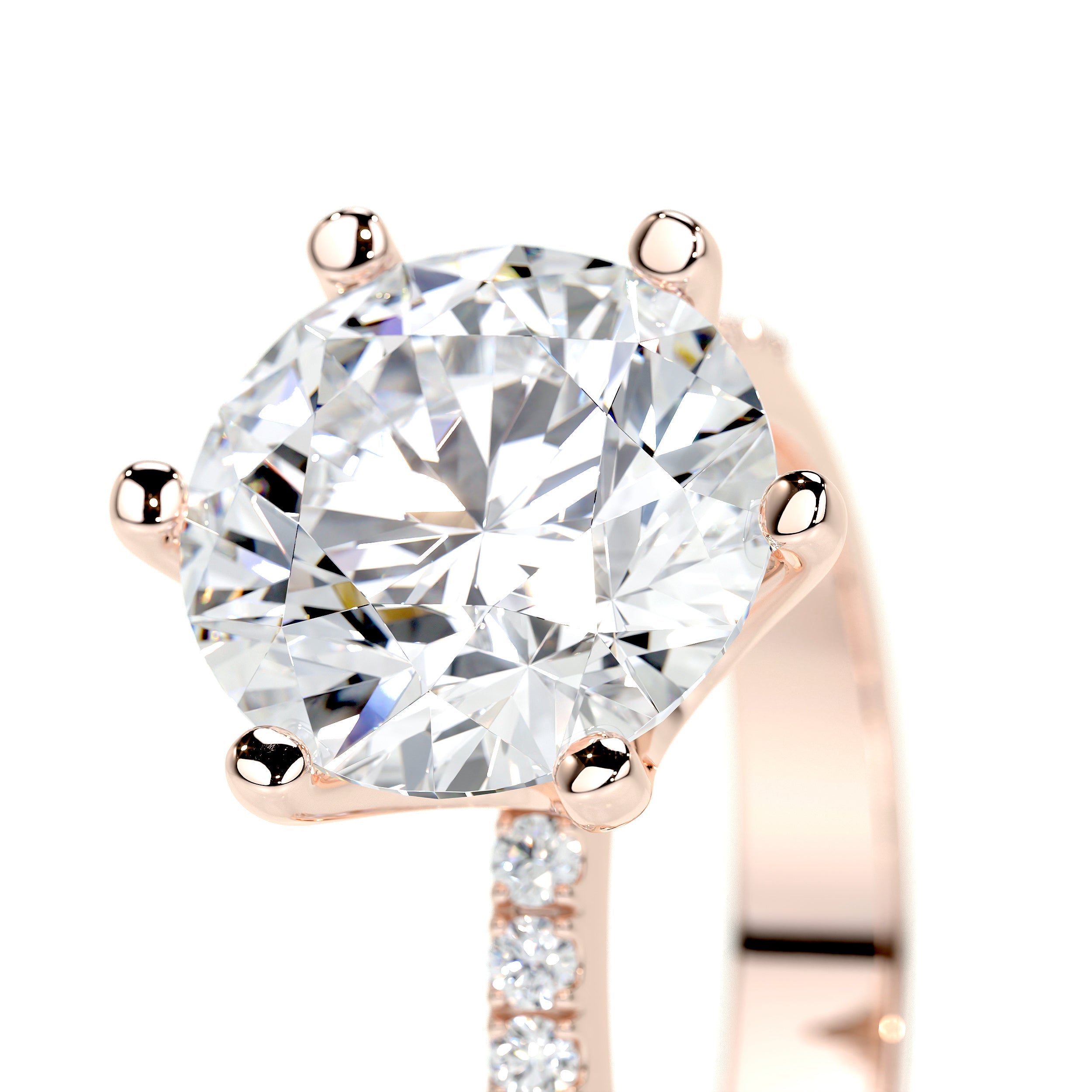 Samantha Lab Grown Diamond Ring -14K Rose Gold (RTS)、mySite、hinf8tx79