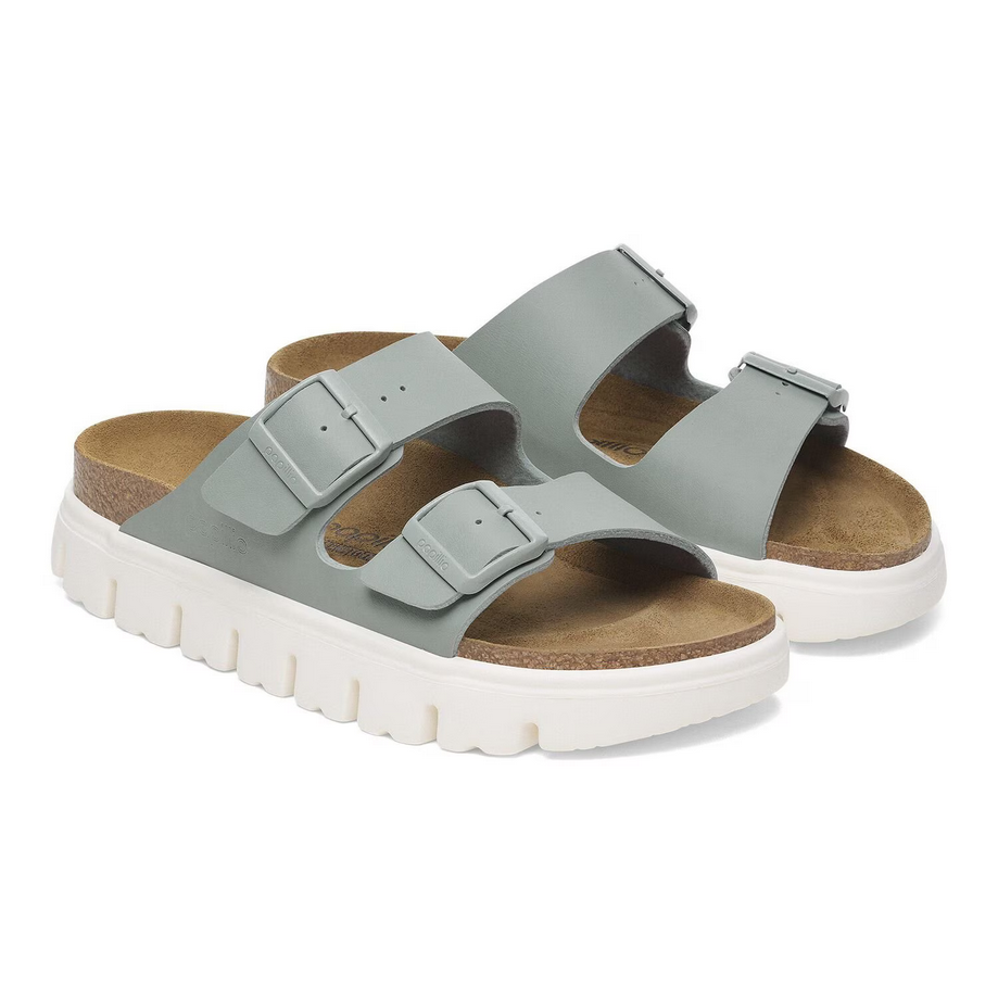  Papillio by Birkenstock Women's Arizona Birko-Flor Chunky Sandal - Pure Sage、mySite、preschool7hills