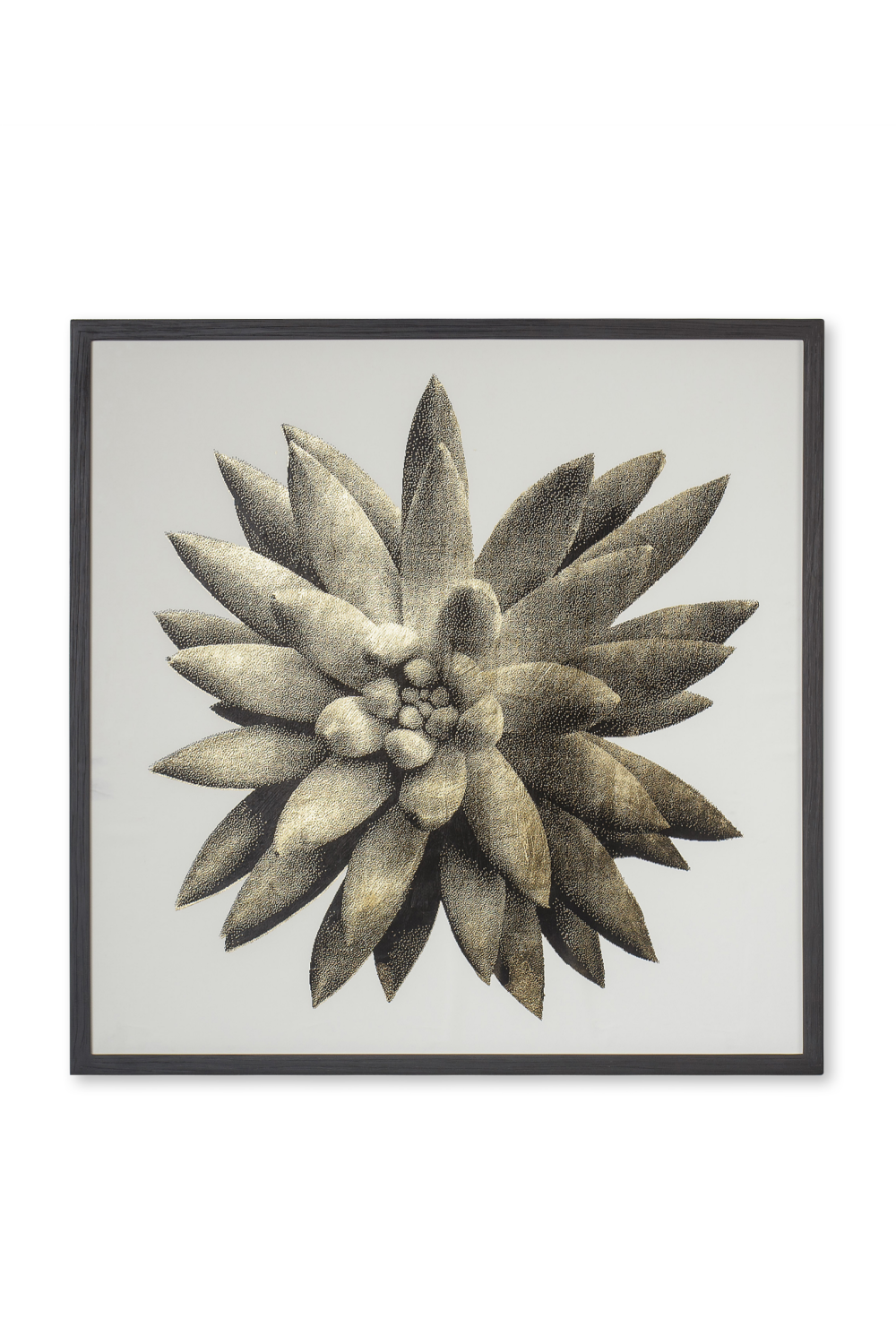 Contemporary Nature Wall Art | Andrew Martin Gold Succulent、mySite、neckold