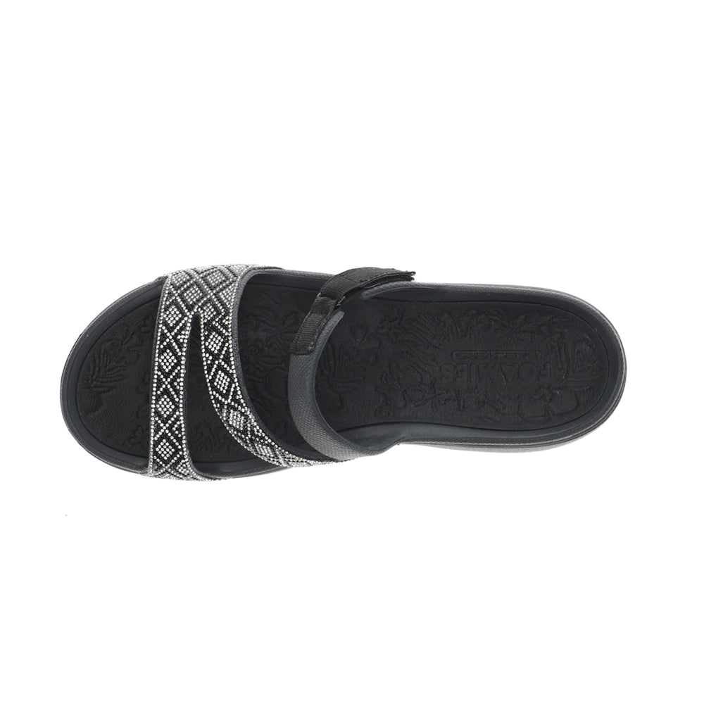 Arch Fit Ascend Foamies Rhinestone Slide Sandals、mySite、gtrtttuynbv
