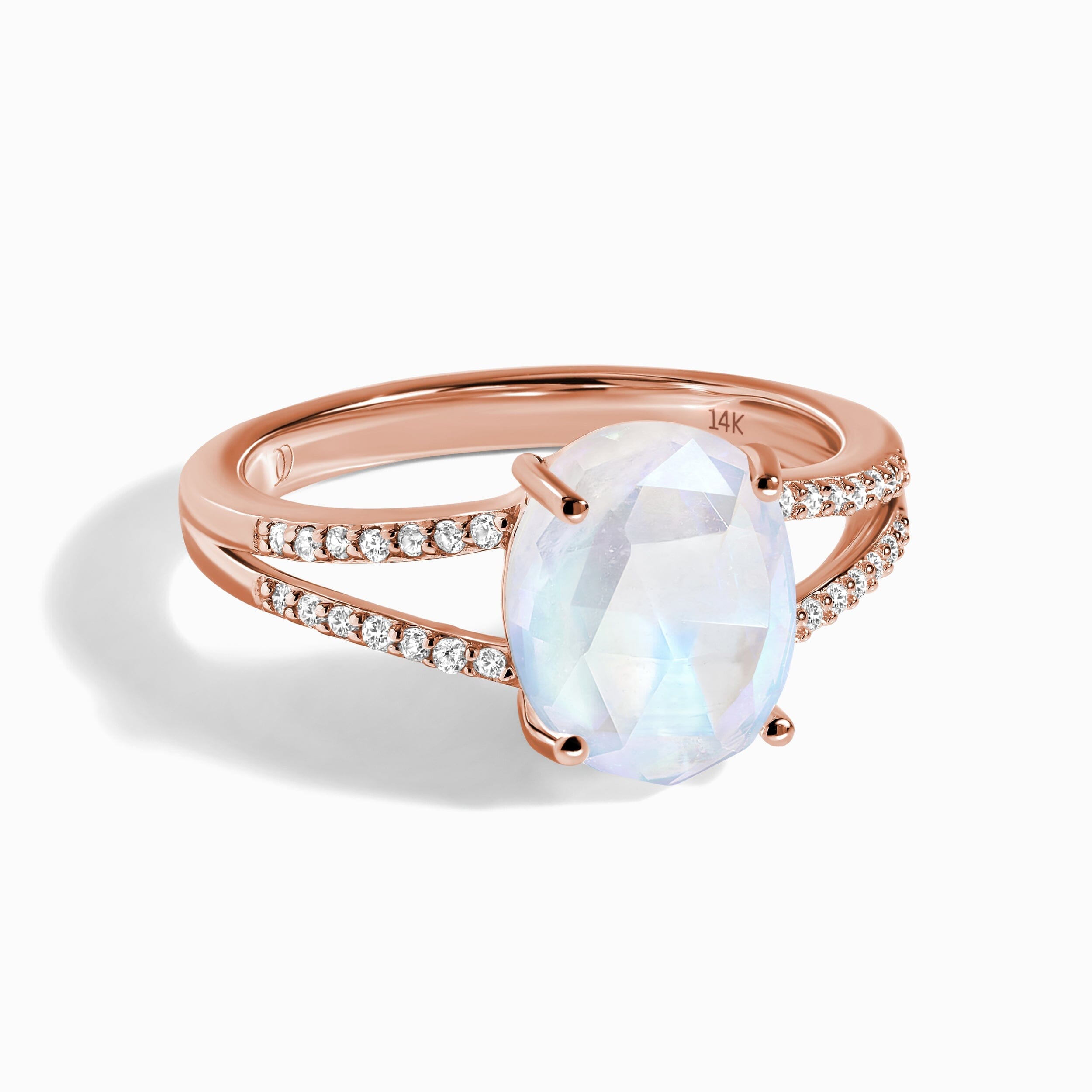 Moonstone Lab Diamond Ring - Princess、mySite、hinf8tx79