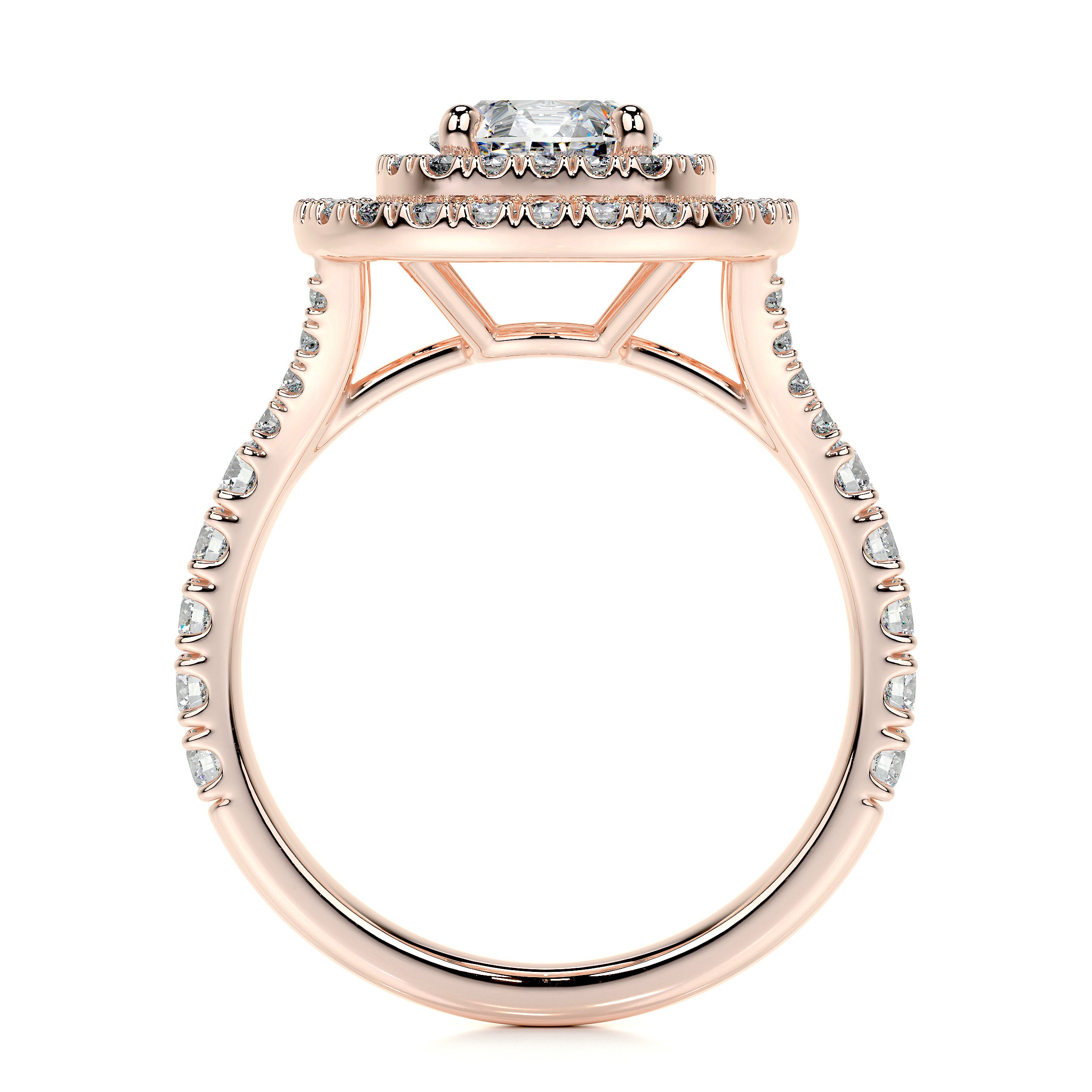 Natalie Lab Grown Diamond Ring -14K Rose Gold、mySite、hinf8tx79