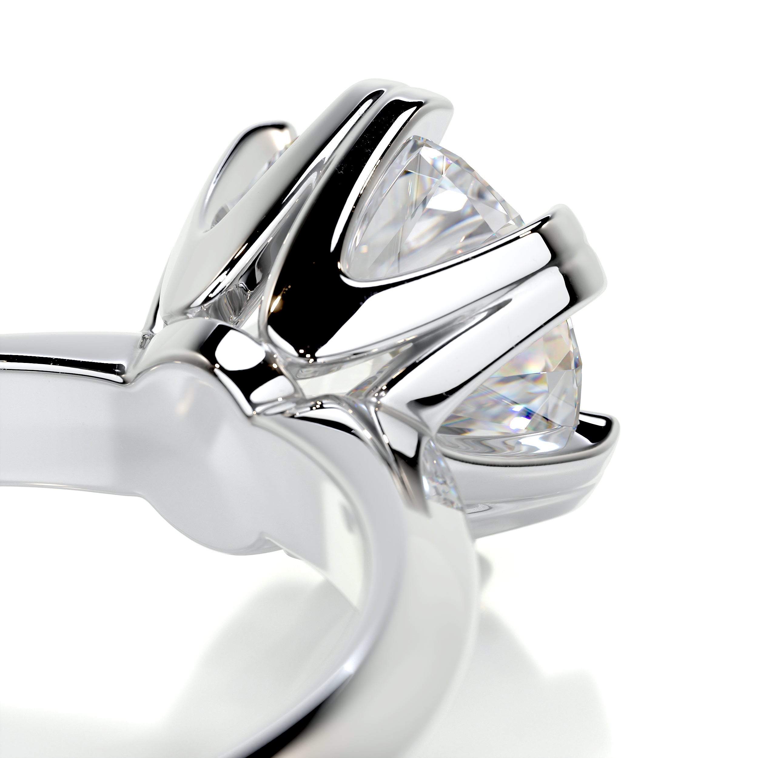 Alexis Moissanite Ring -Platinum、mySite、hinf8tx79