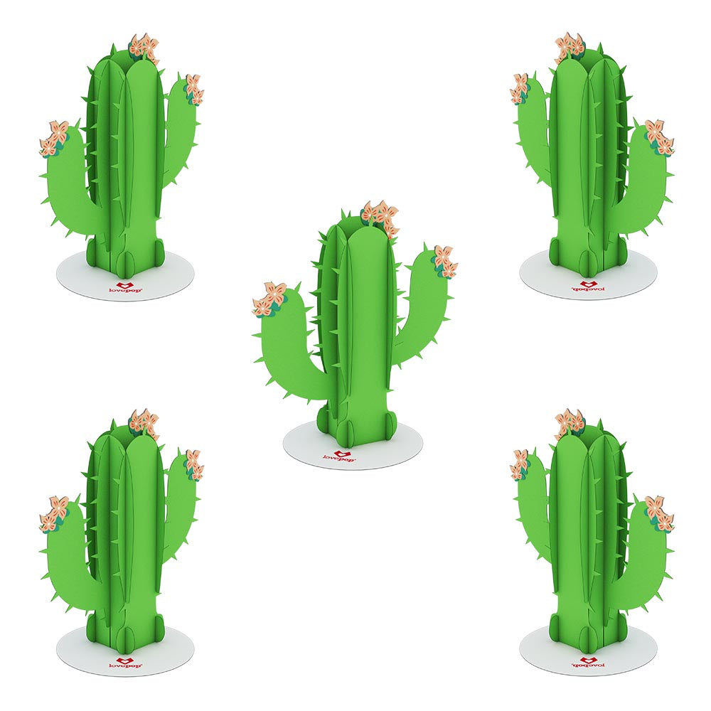 Stickerpop™: Saguaro Cactus (5-Pack)、mySite、solidvoid