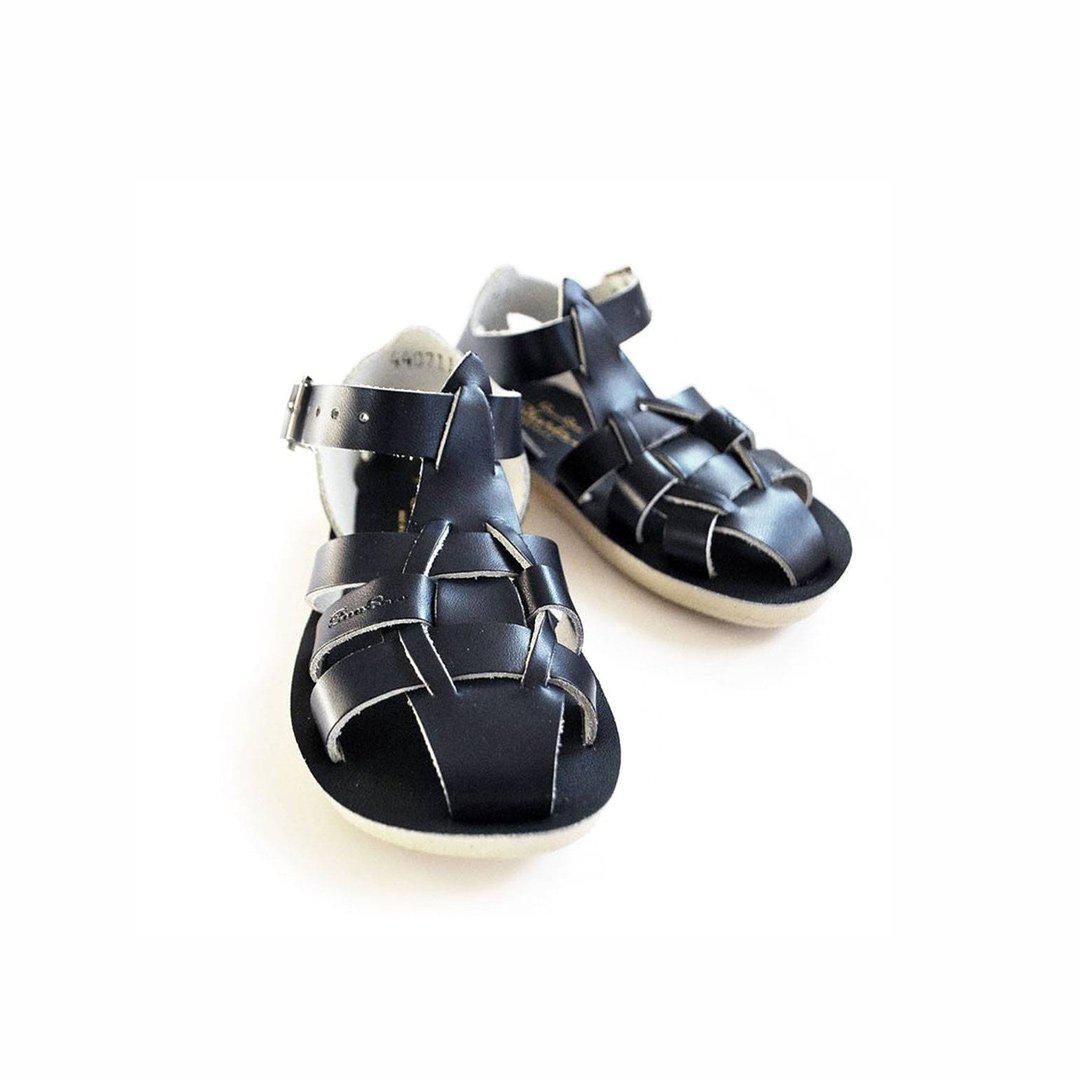  Salt-Water Sun-San Kid's Sandals - Shark - Navy、mySite、merchandisen